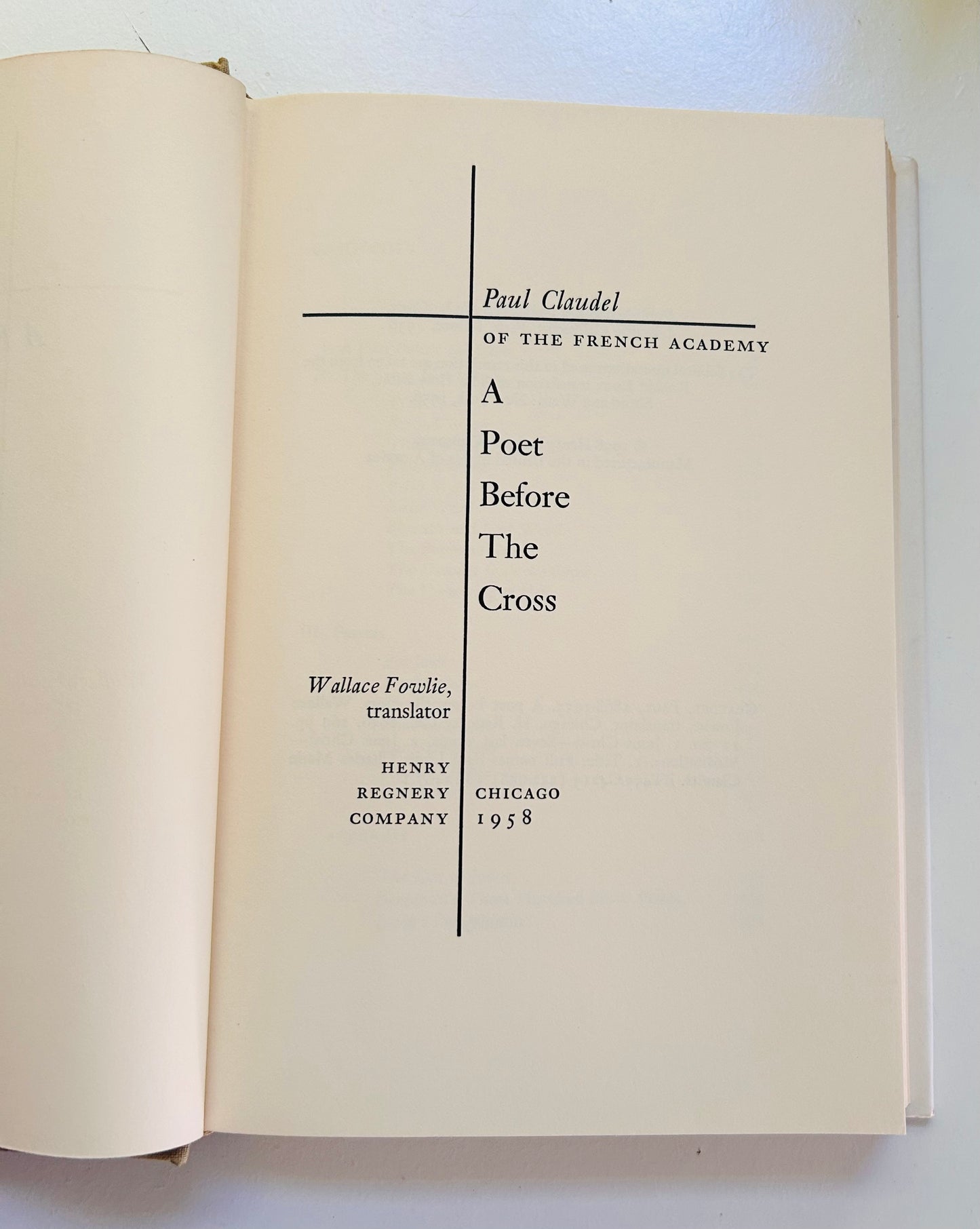 A Poet Before the Cross