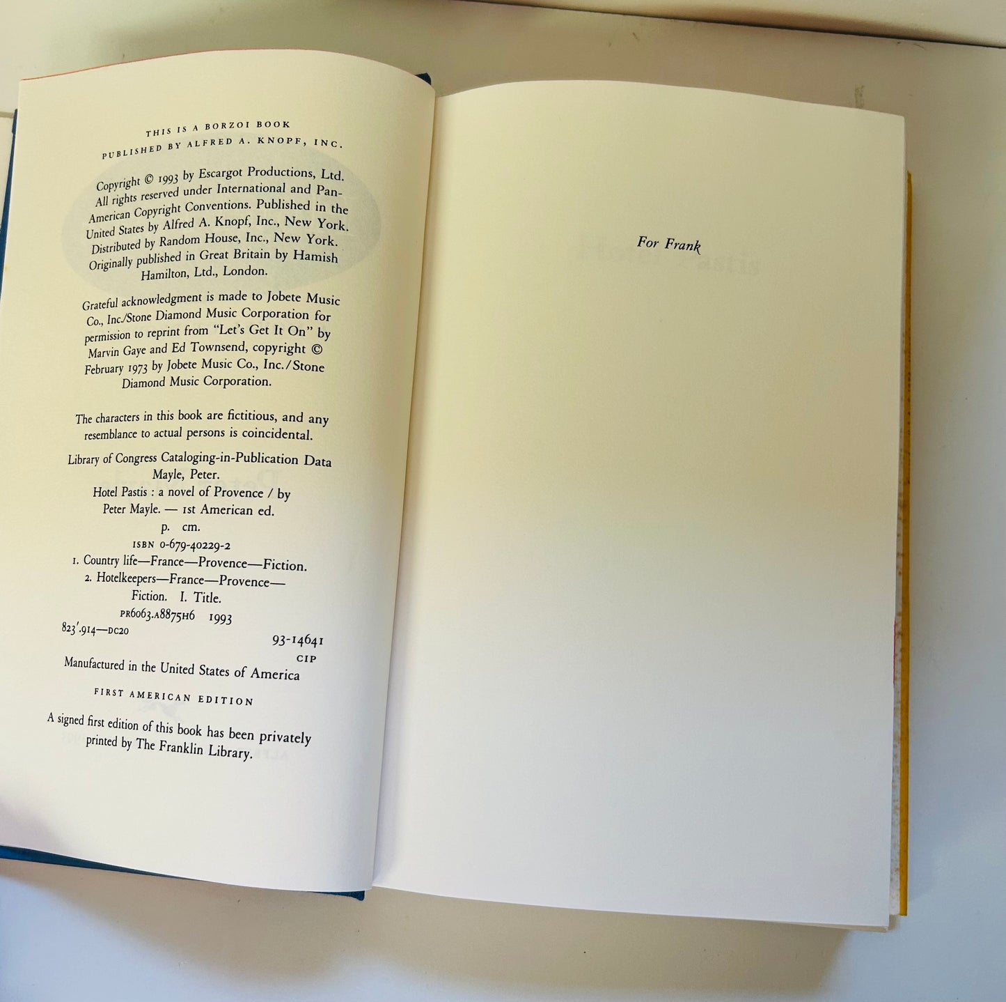 Hotel Pastis: A Novel of Provence