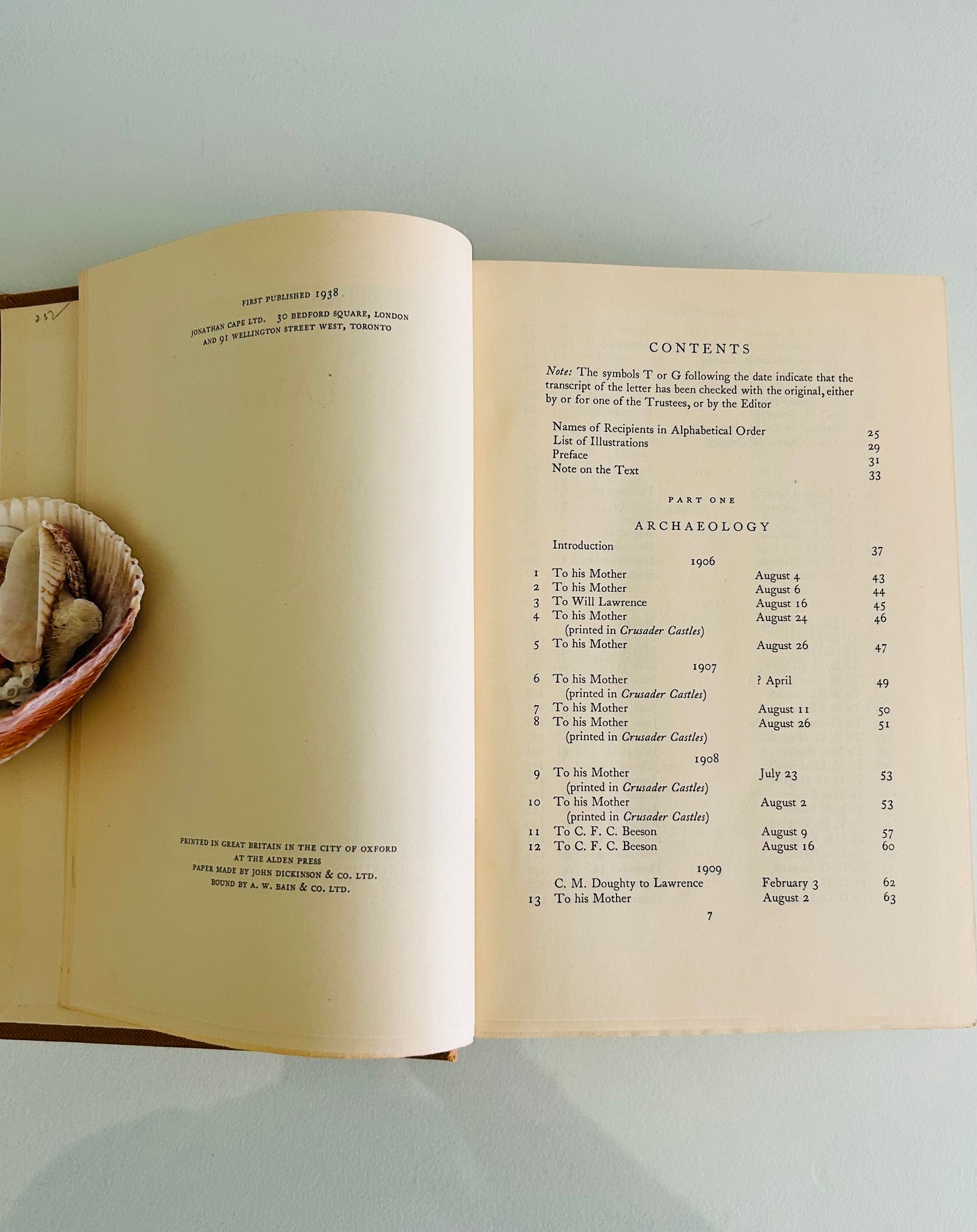 The Letters of TE Lawrence of Arabia