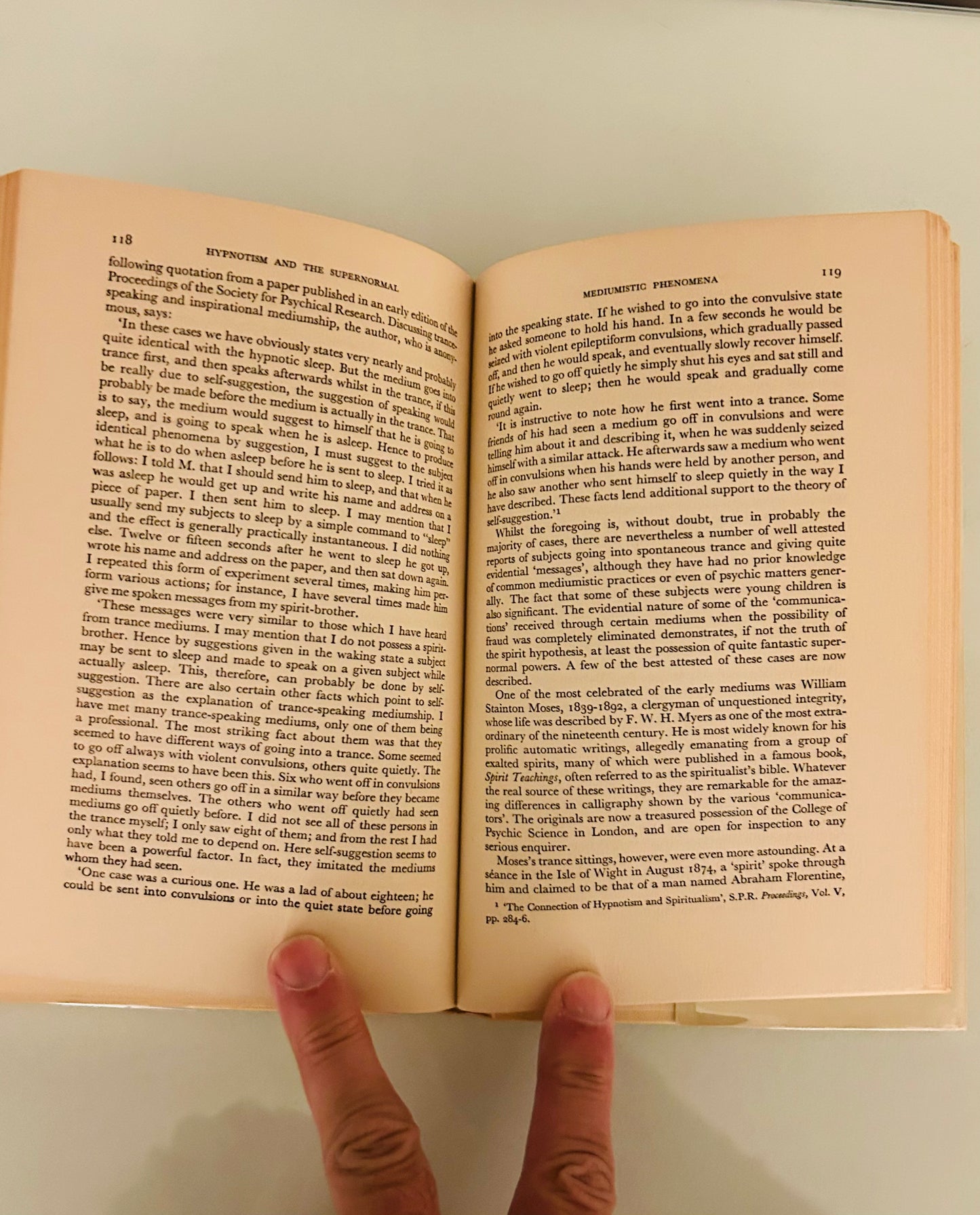 Hypnotism and the Supernormal