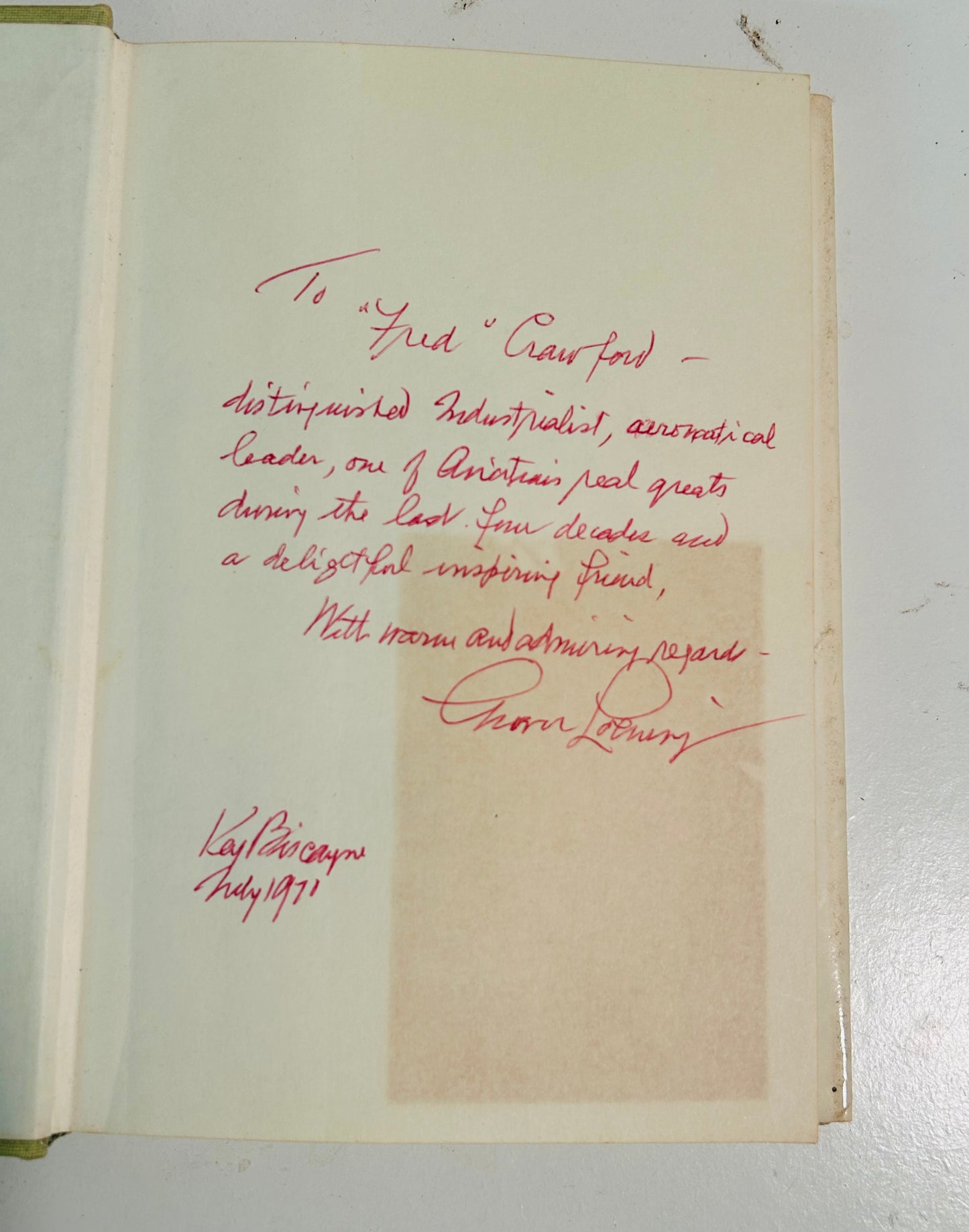The Conquering Wing (signed copy)