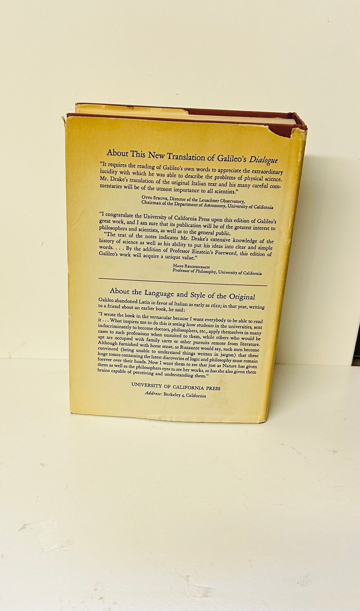 Galileo Galilei: Dialogue Concerning the Two Chief World Systems