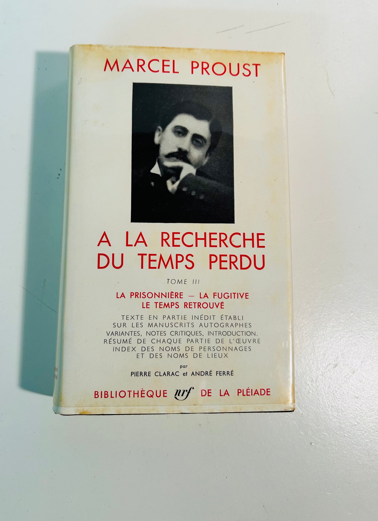 À la Recherche du temps Perdu (3 volume set, in French)