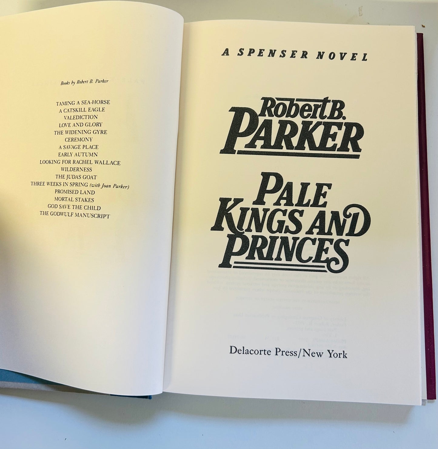 Pale Kings and Princes