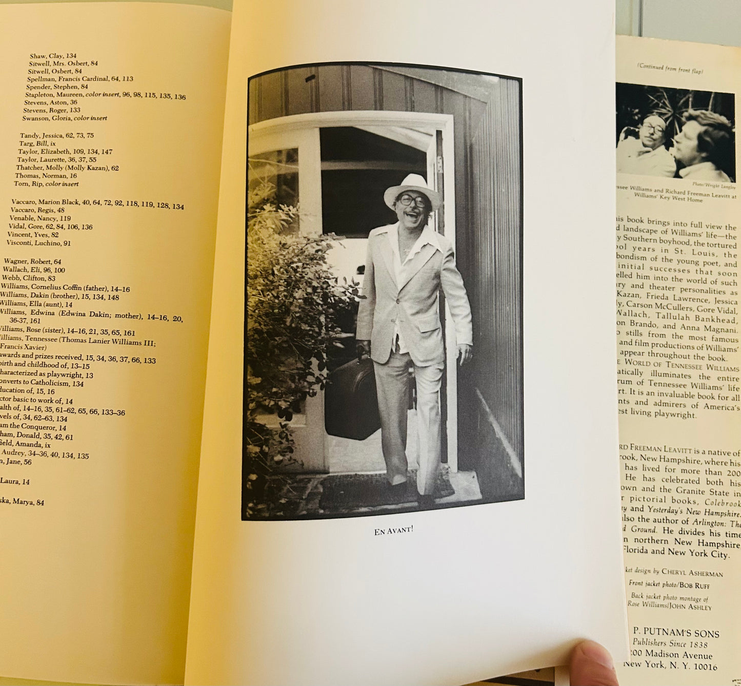 The World of Tennessee Williams (signed by both authors)