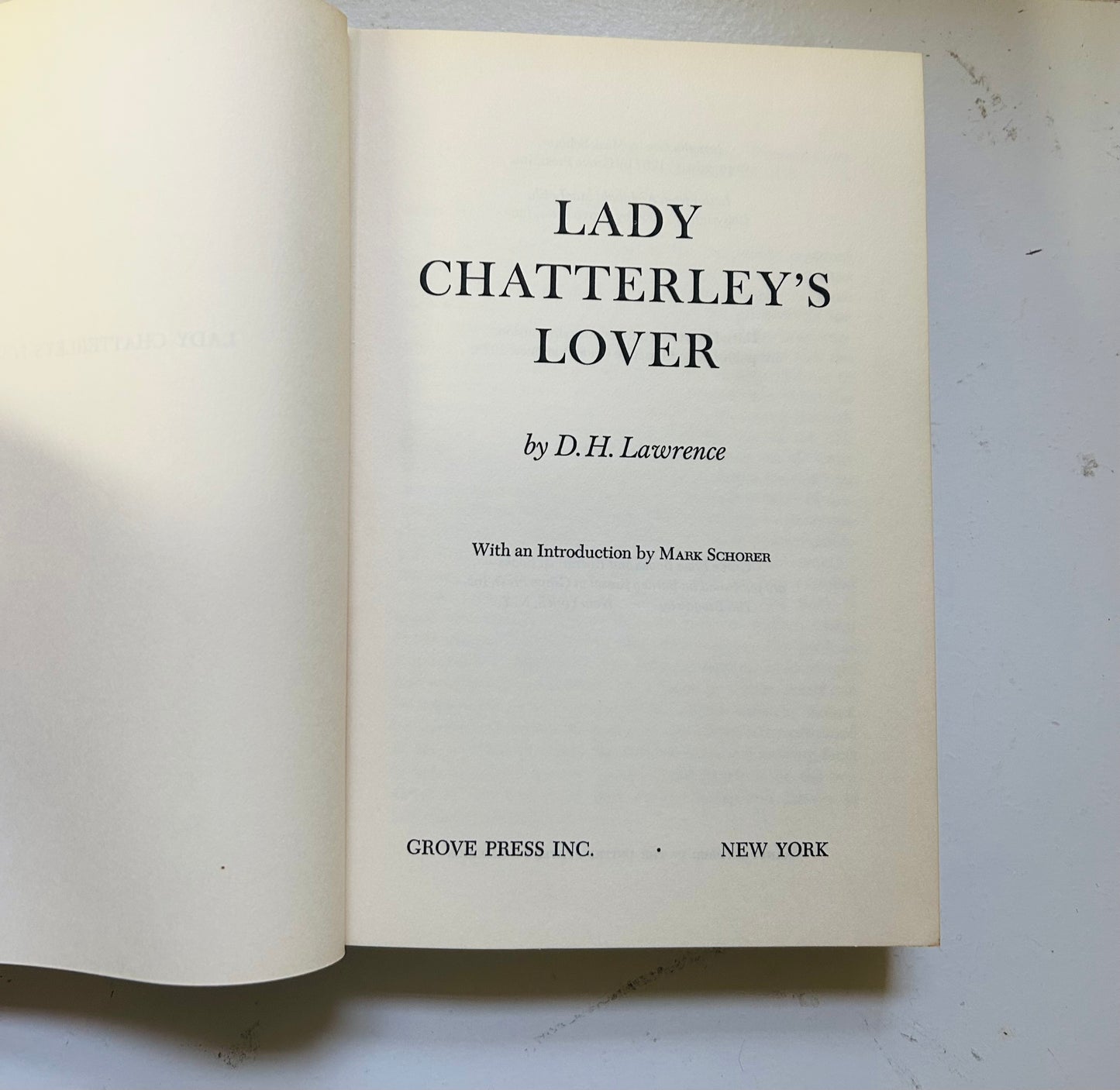 Lady Chatterley's Lover