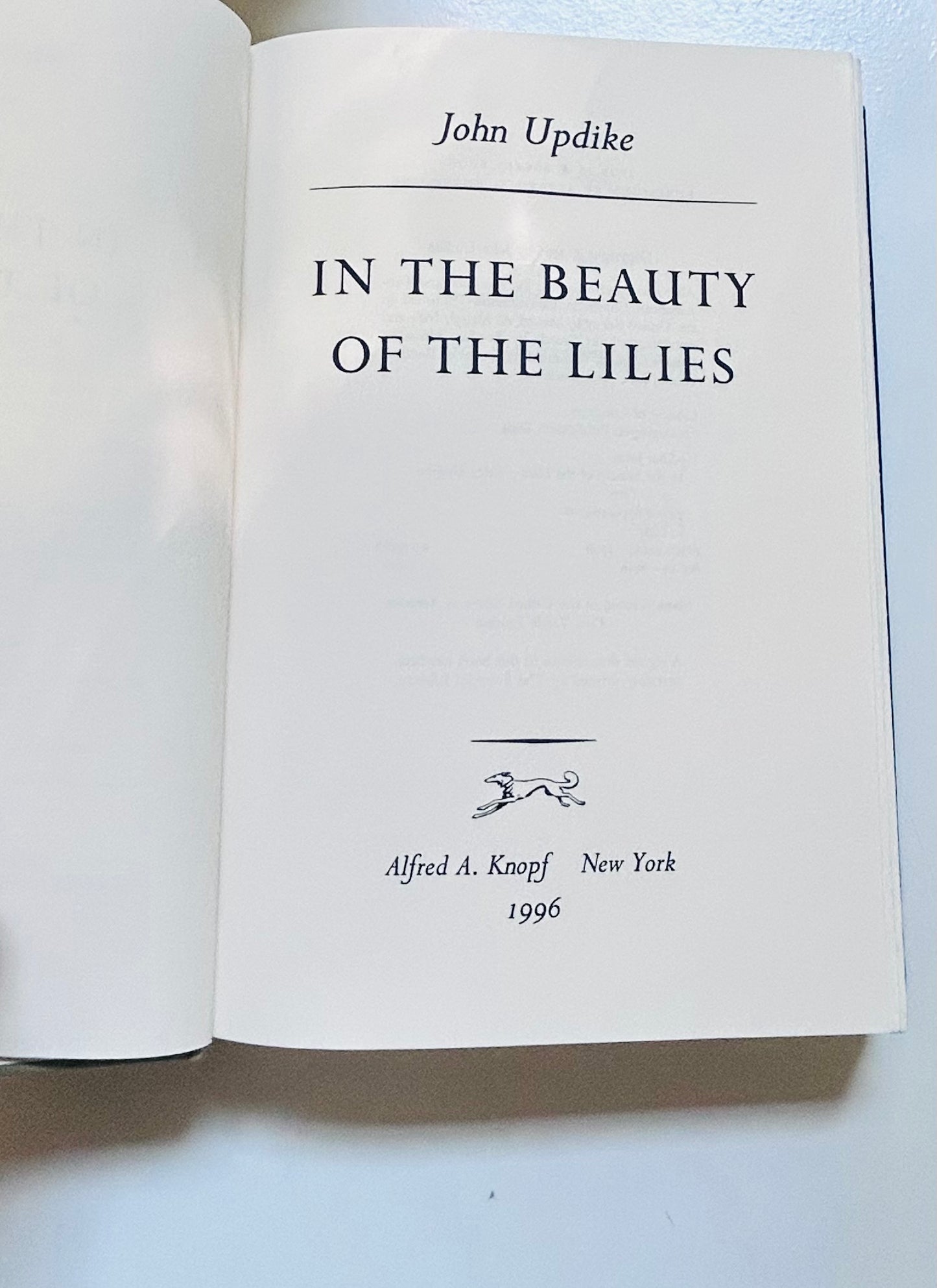 In the Beauty of the Lilies