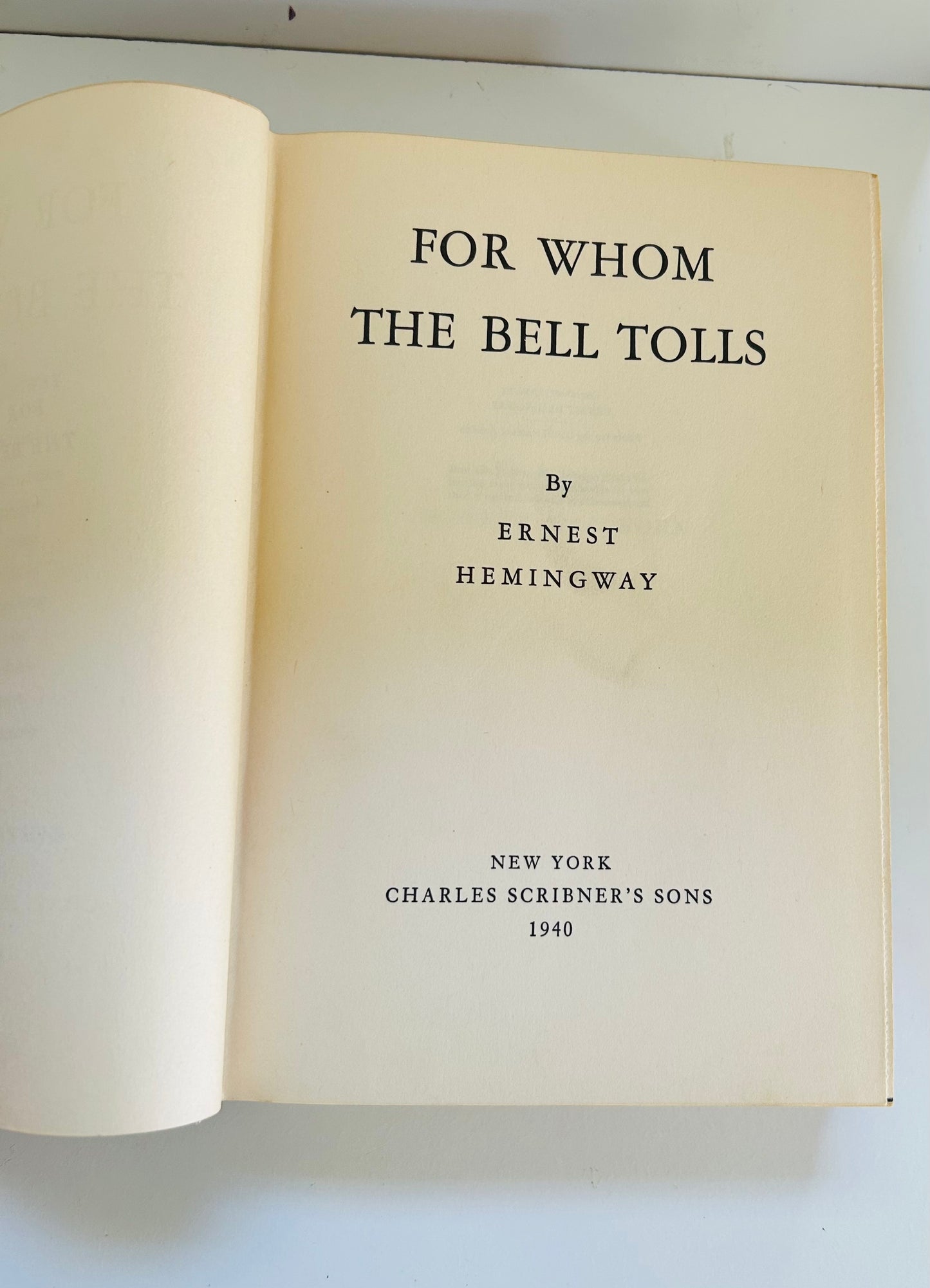 For Whom the Bell Tolls