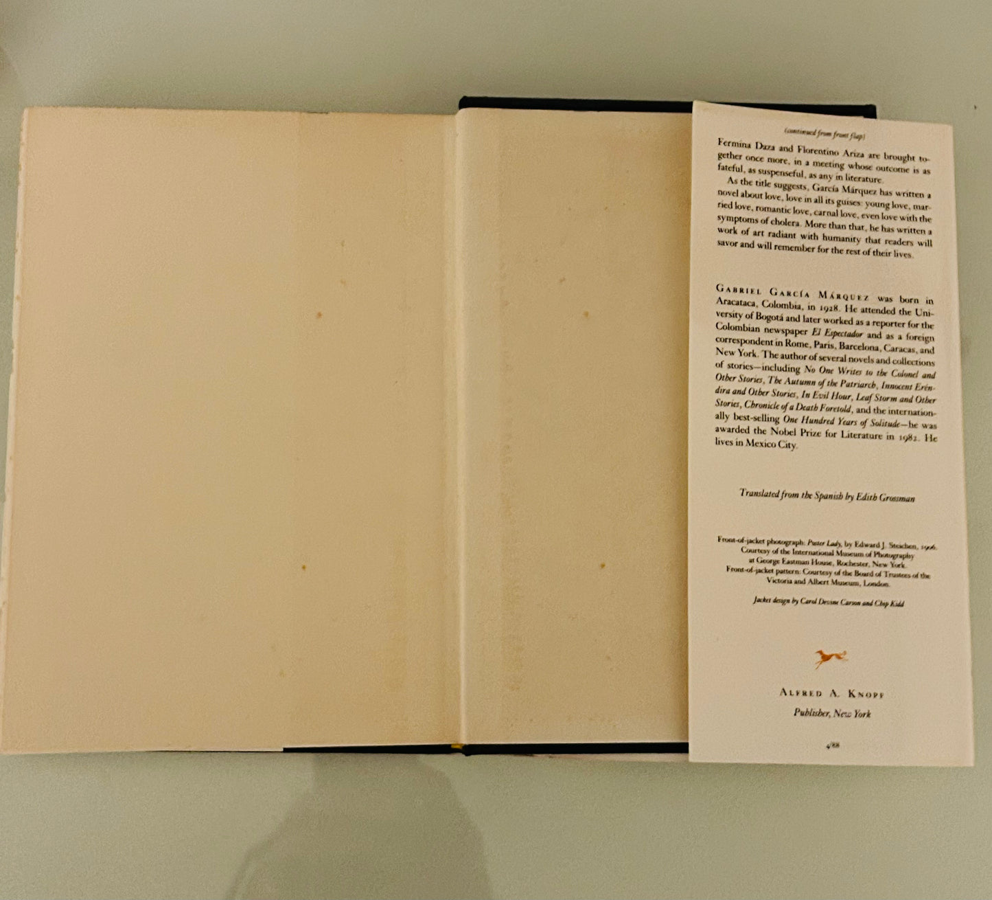 Love in the Time of Cholera