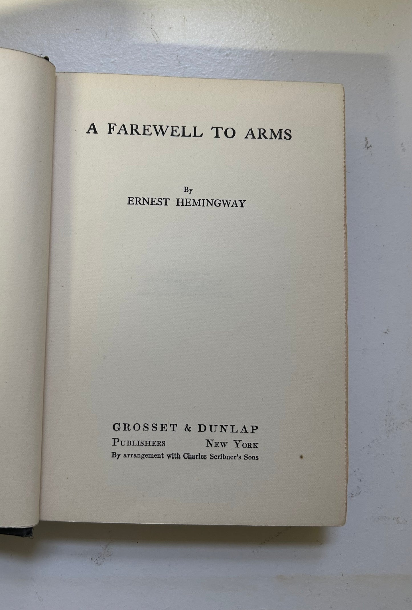 A Farewell to Arms