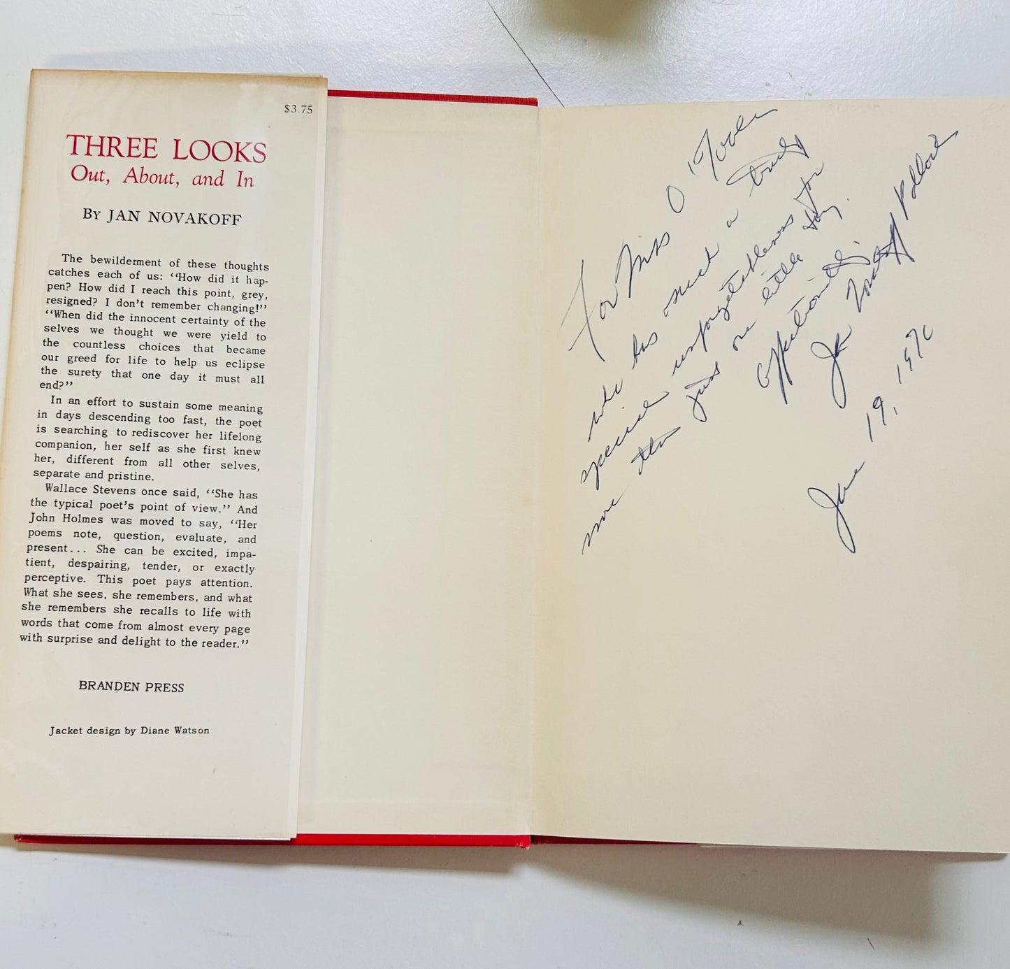 Three Looks Out, About, and In (signed copy)