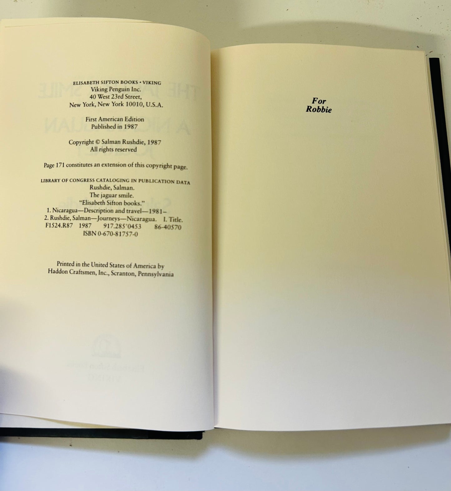 The Jaguar Smile: A Nicaraguan Journey