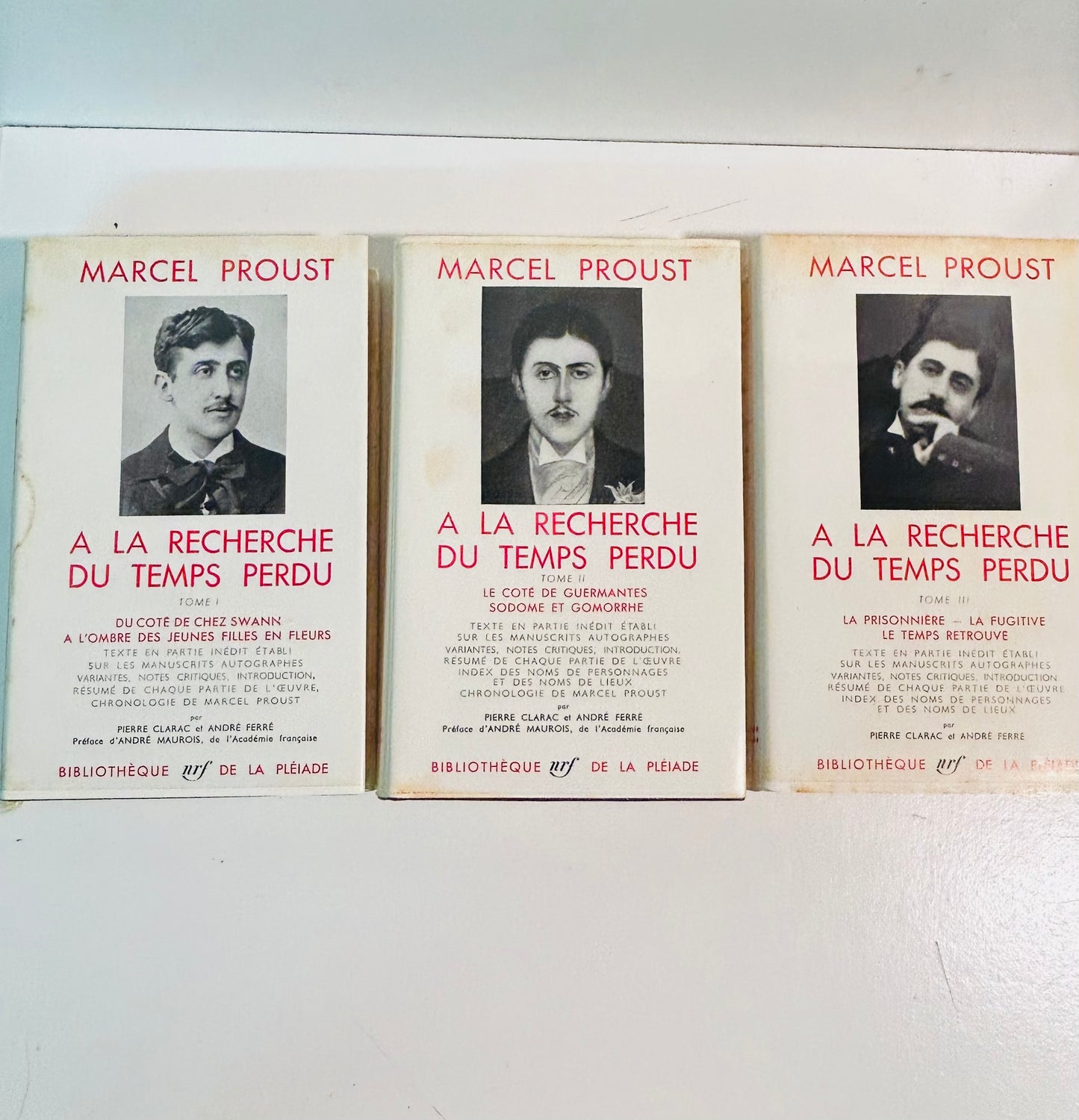 À la Recherche du temps Perdu (3 volume set, in French)
