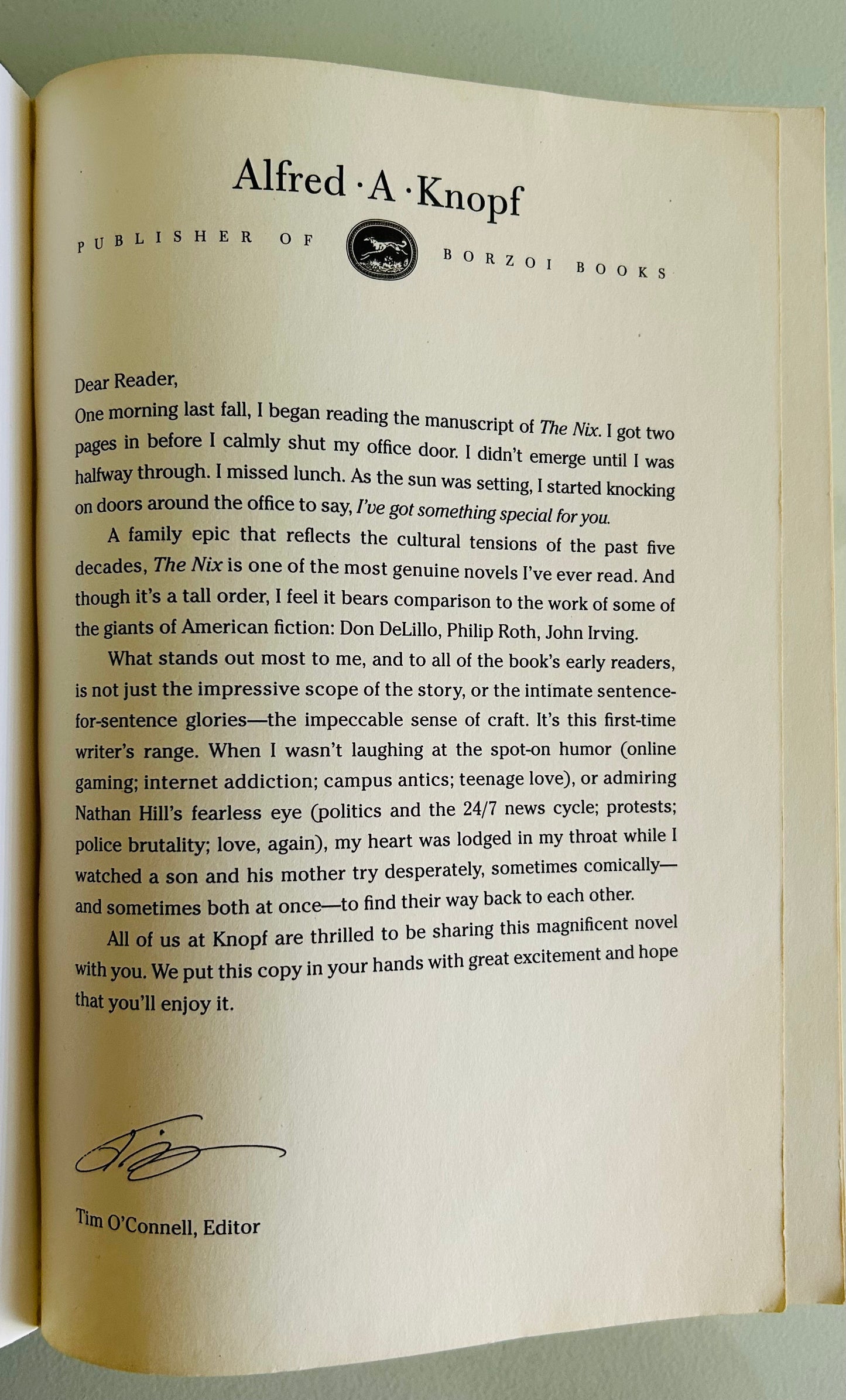 The Nix (signed copy)
