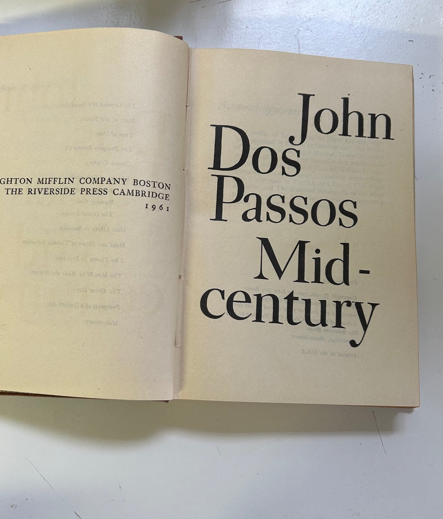 MidCentury: A Contemporary Chronicle