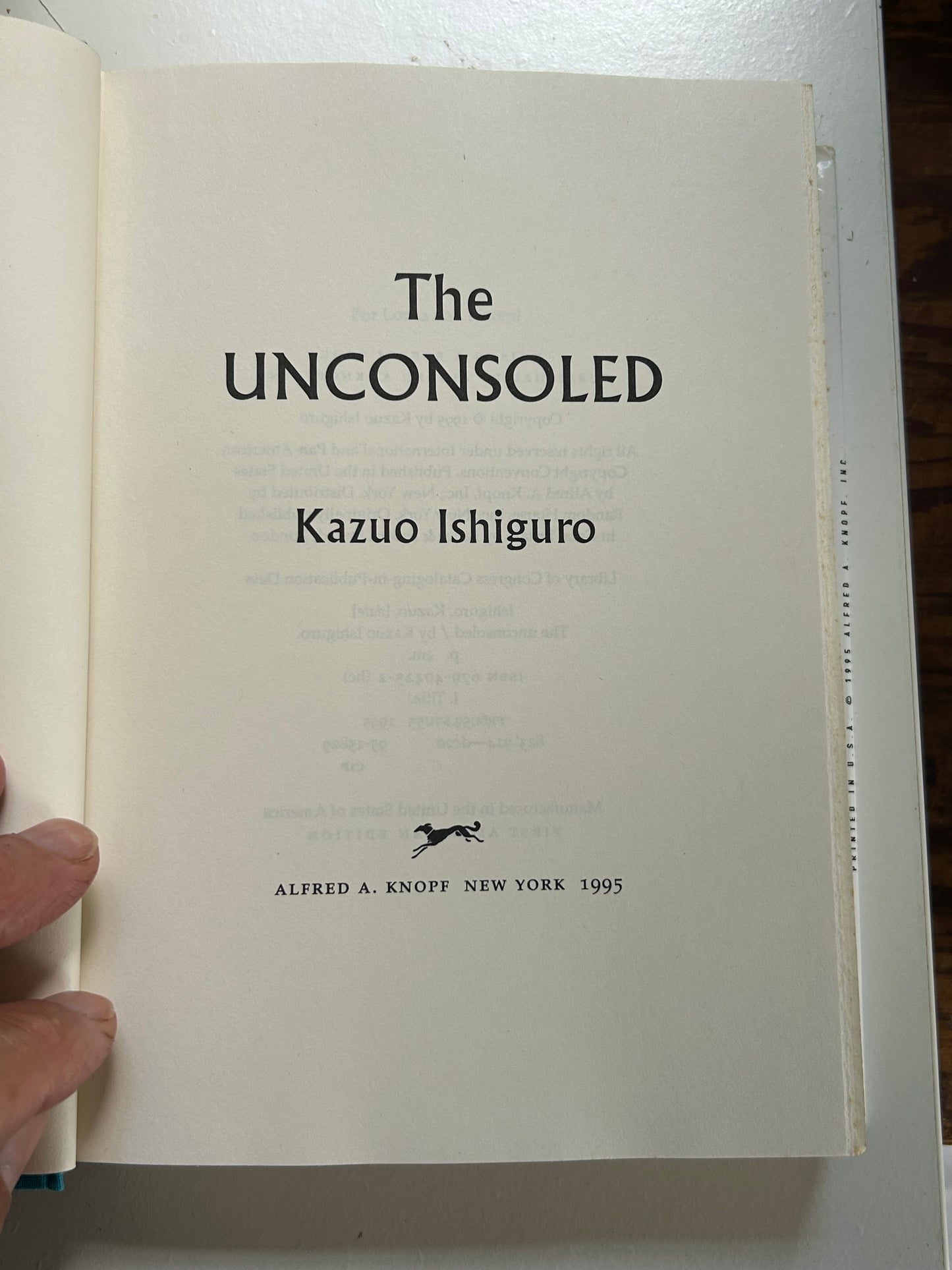 The Unconsoled