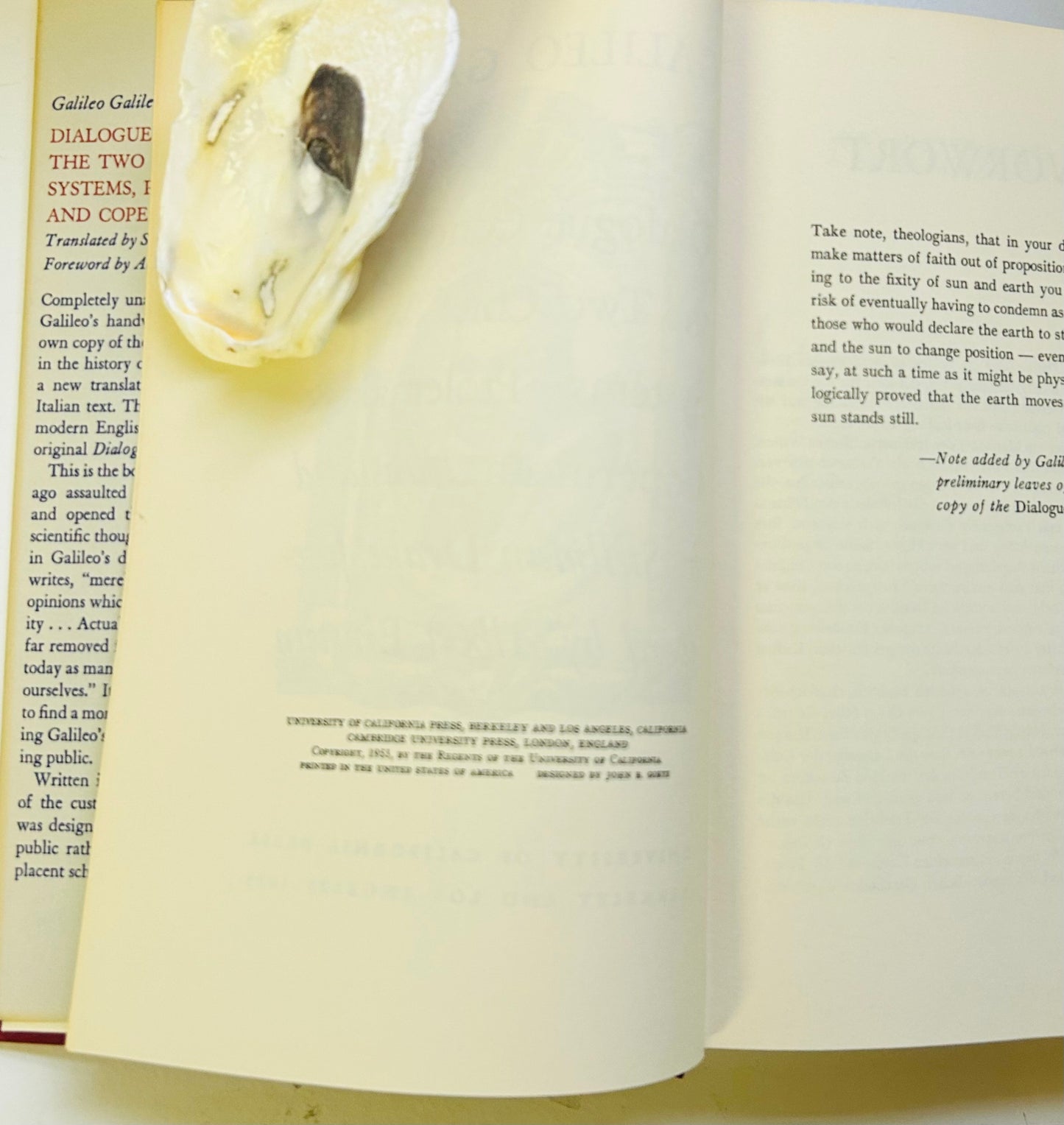 Galileo Galilei: Dialogue Concerning the Two Chief World Systems