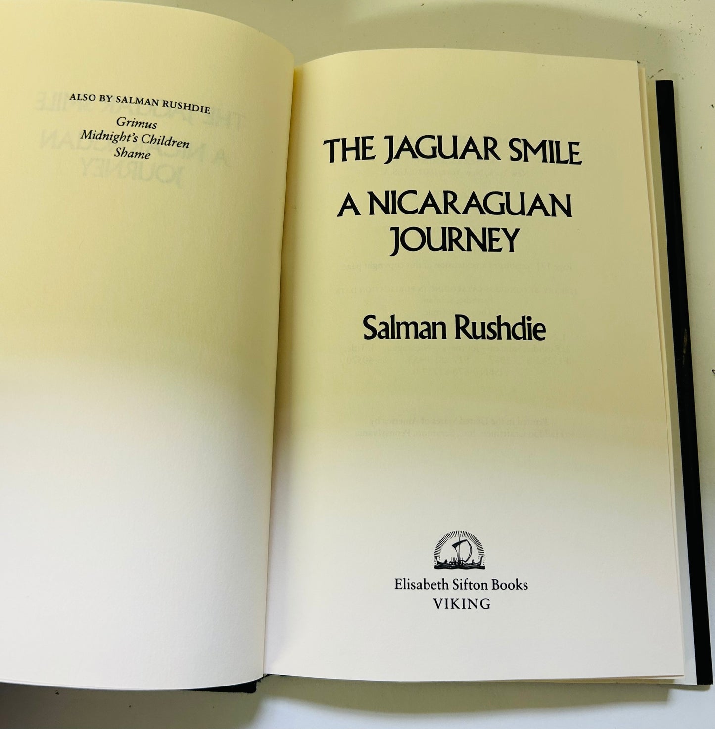 The Jaguar Smile: A Nicaraguan Journey