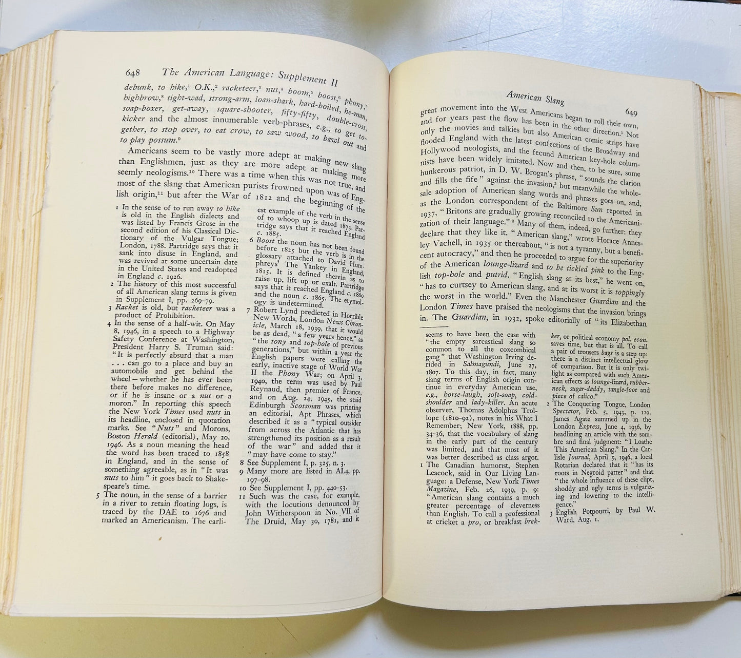 The American Language, Supplement Two (signed copy)