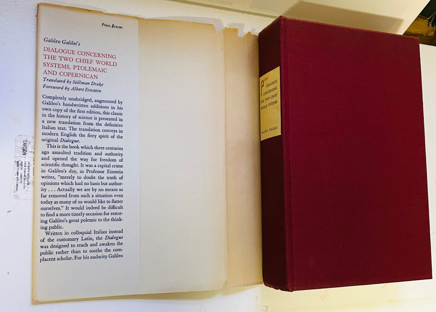 Galileo Galilei: Dialogue Concerning the Two Chief World Systems