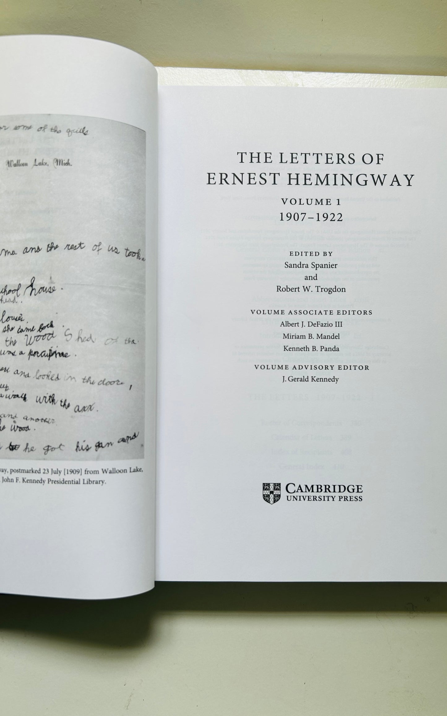 The Letters of Ernest Hemingway (vol. 1-6)