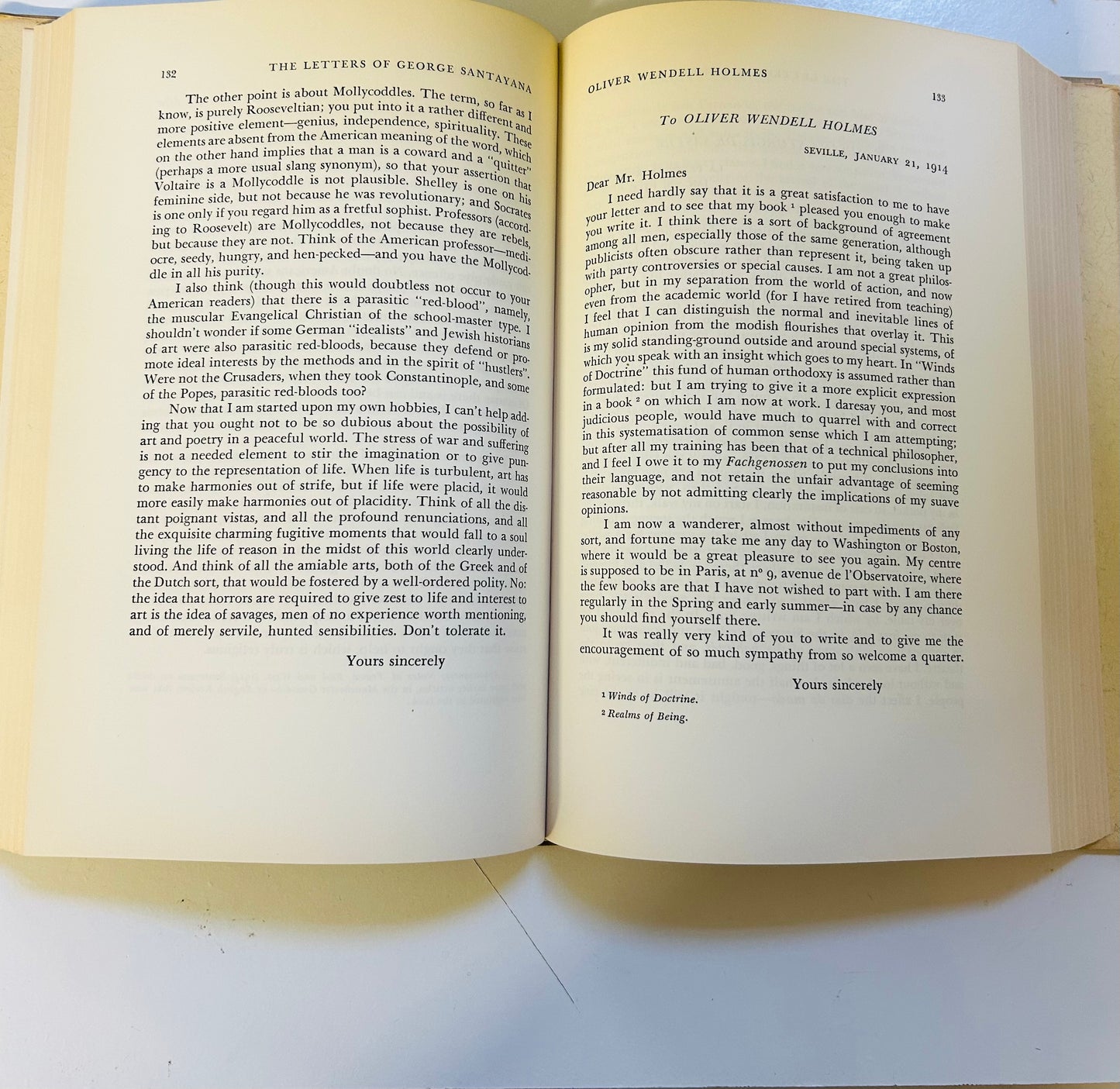 The Letters of George Santayana