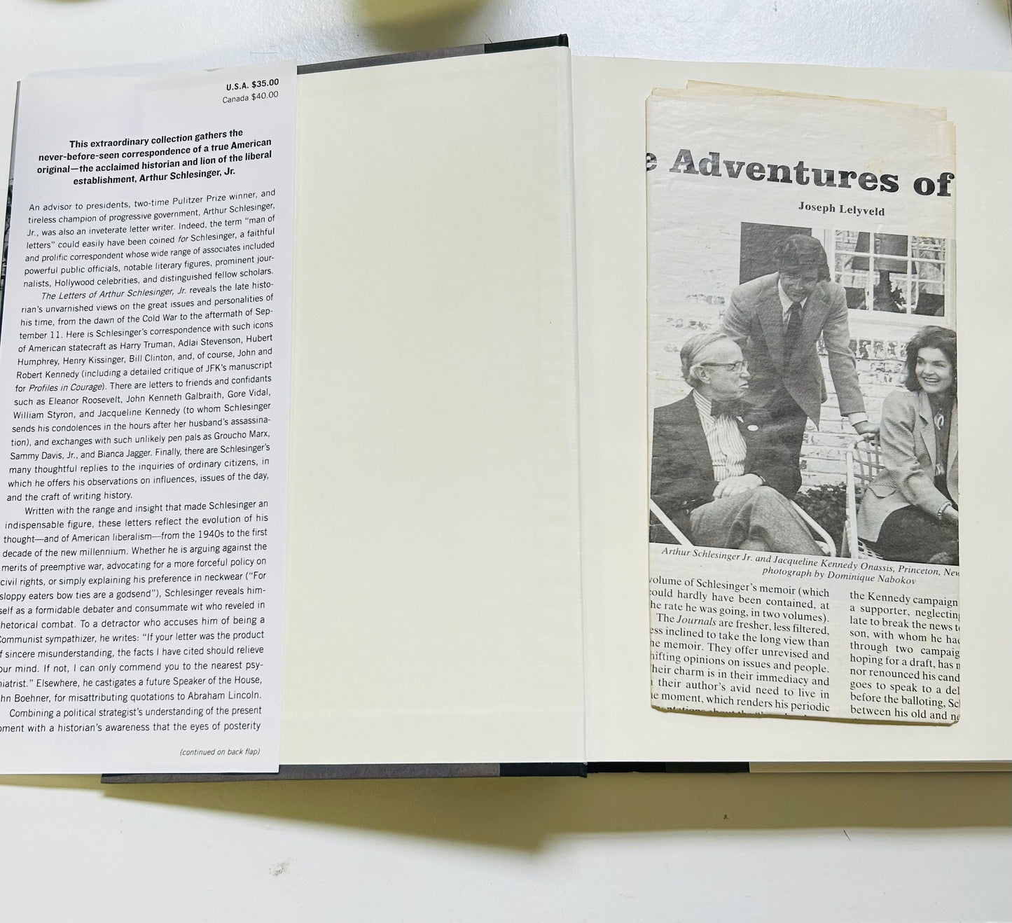 The Letters of Arthur Schlesinger, Jr.