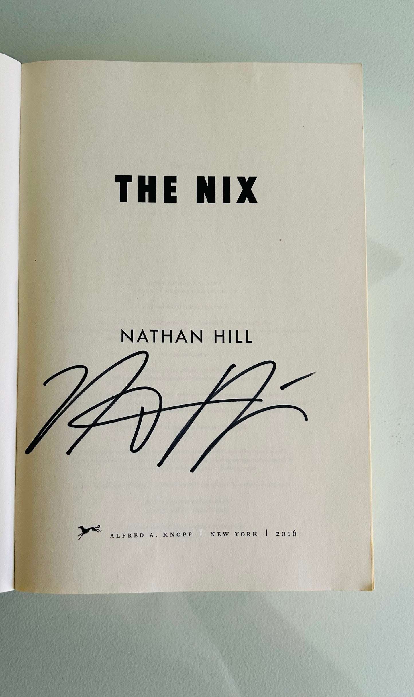 The Nix (signed copy)