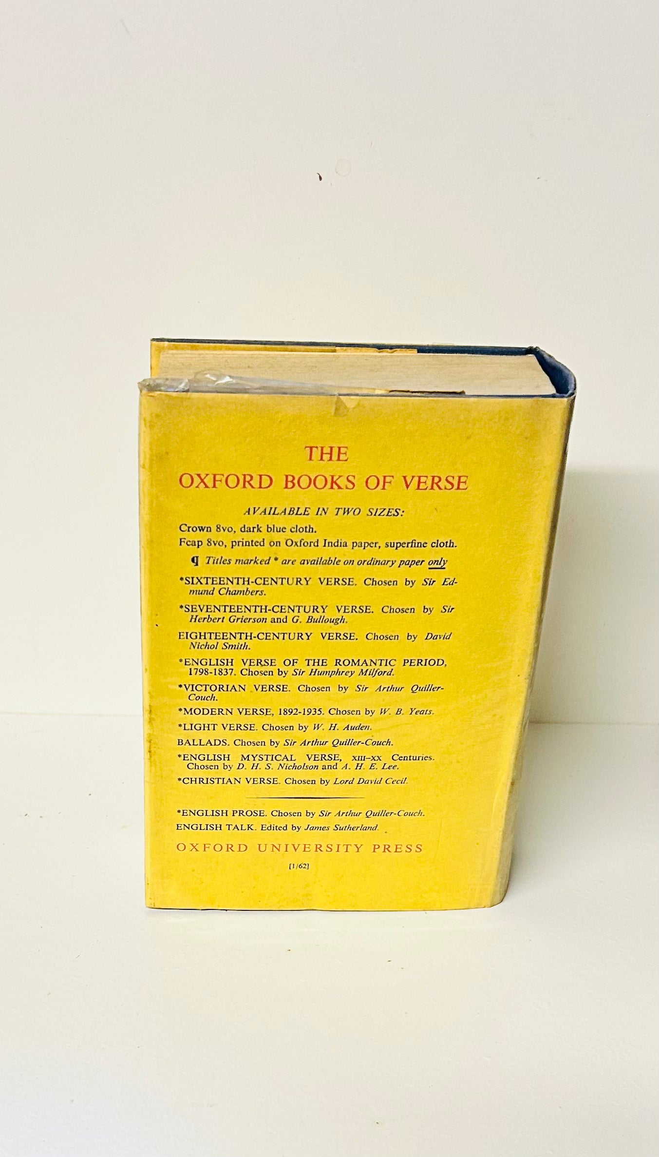 The Oxford Book of English Verse 1250-1918