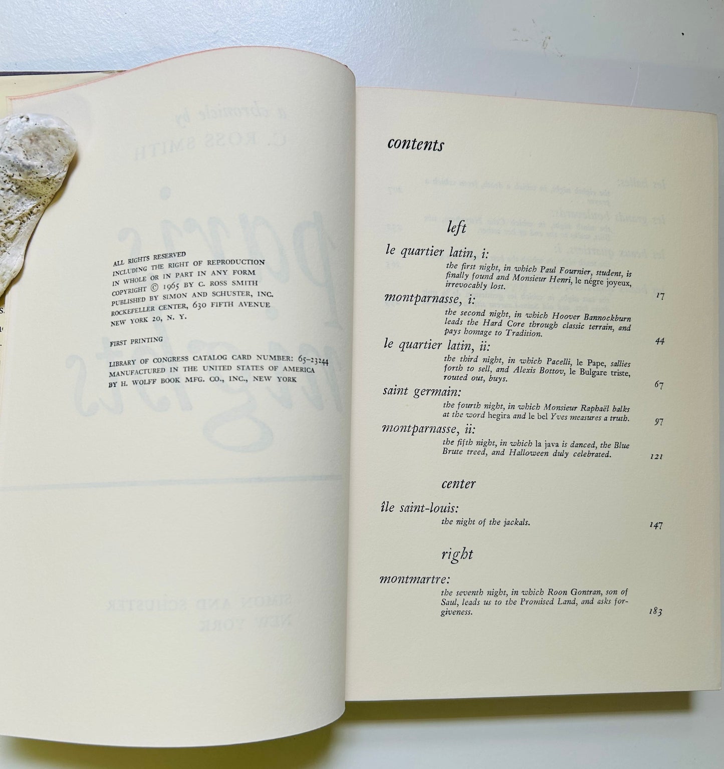 Paris Nights: A Chronicle