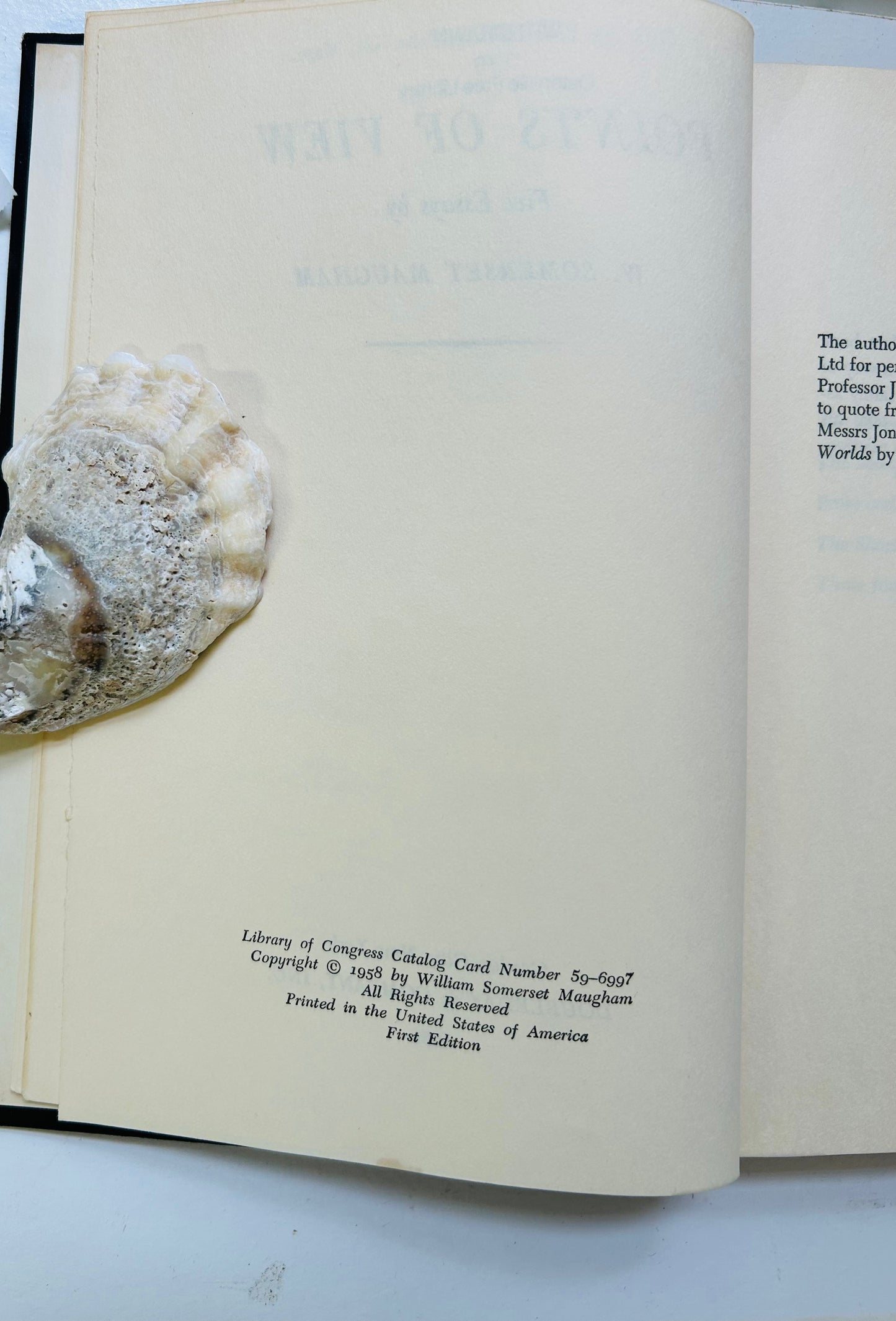 W. Somerset Maugham Offer