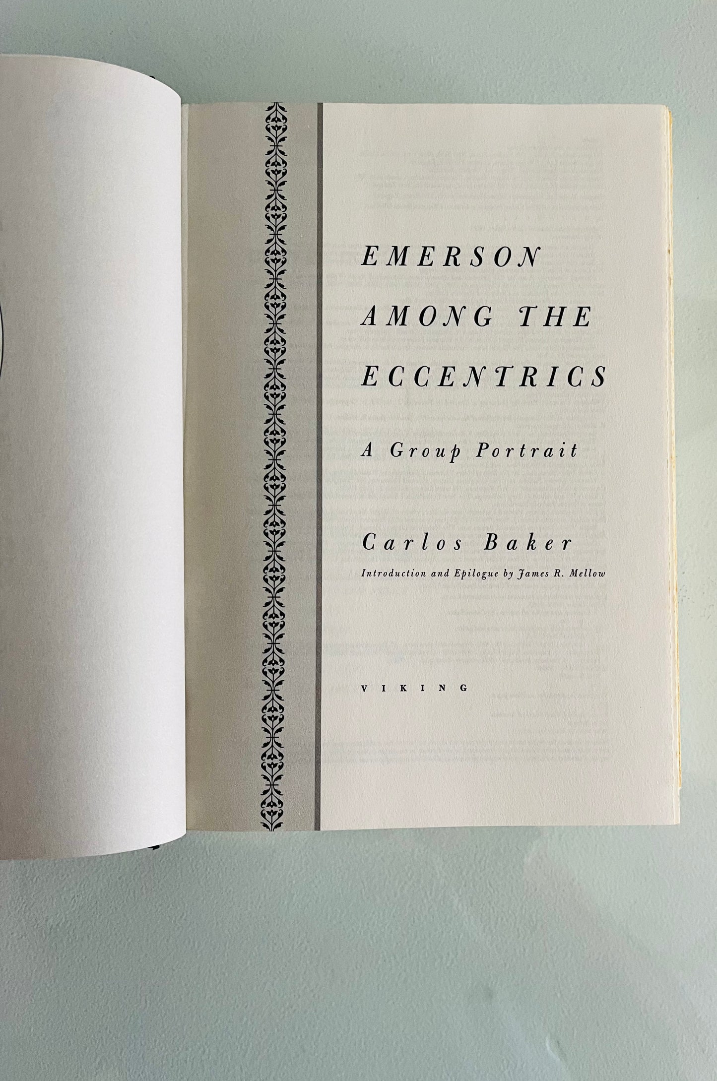 Emerson: Among the Eccentrics