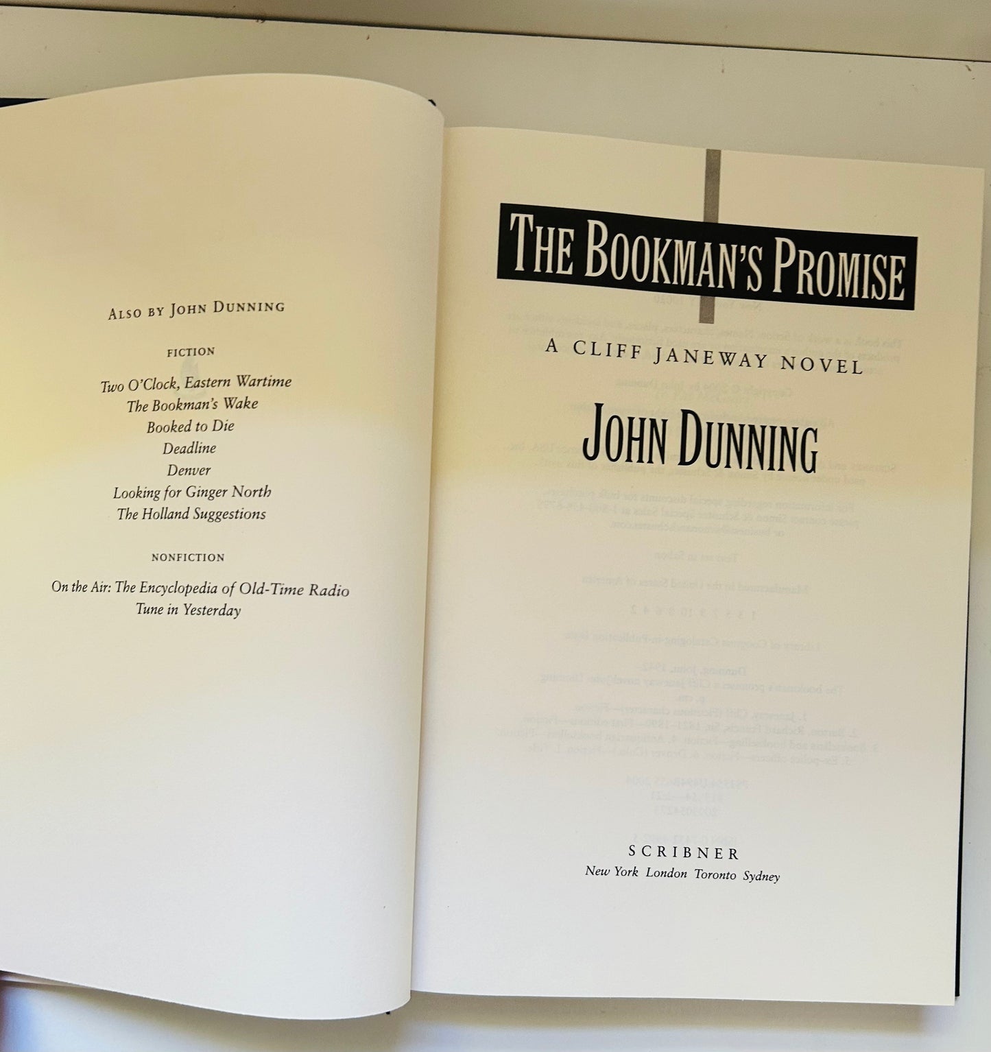 The Bookman's Promise