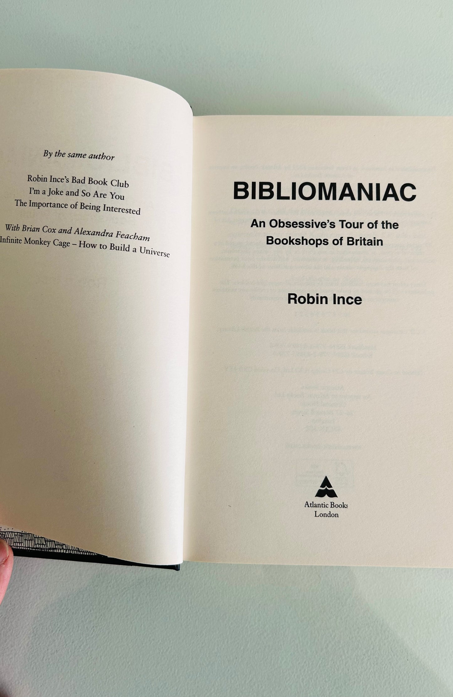 Bibliomaniac: An Obsessive's Tour of the Bookshops of Britain