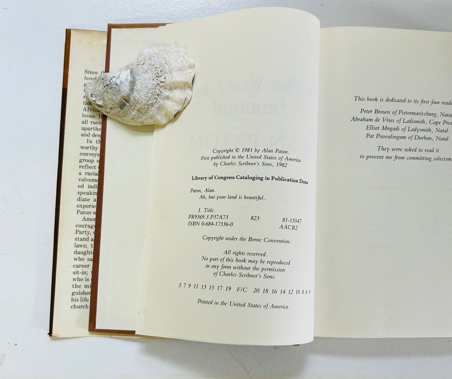 Ah, But Your Land is Beautiful