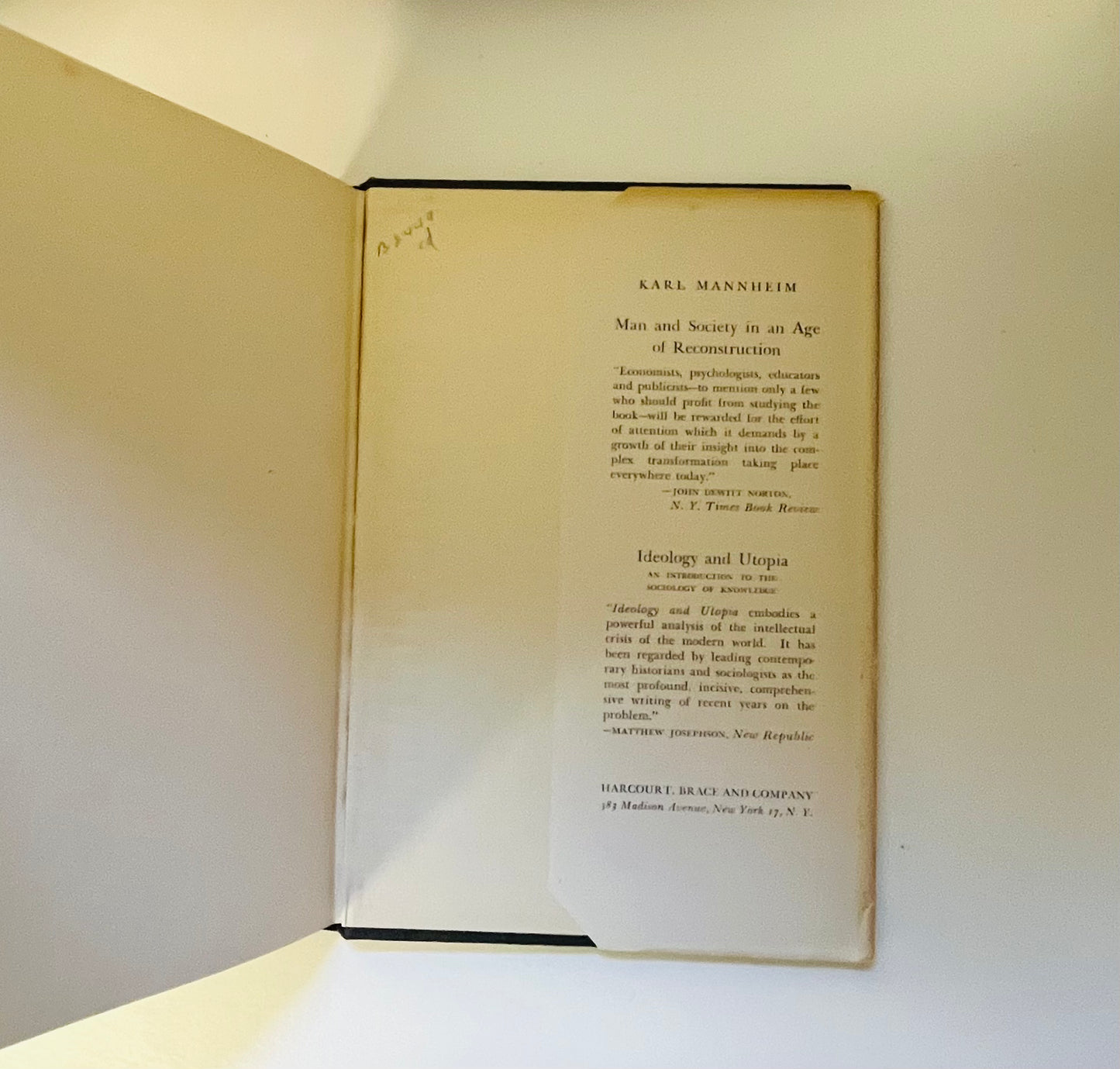 Notes Toward the Definition of Culture