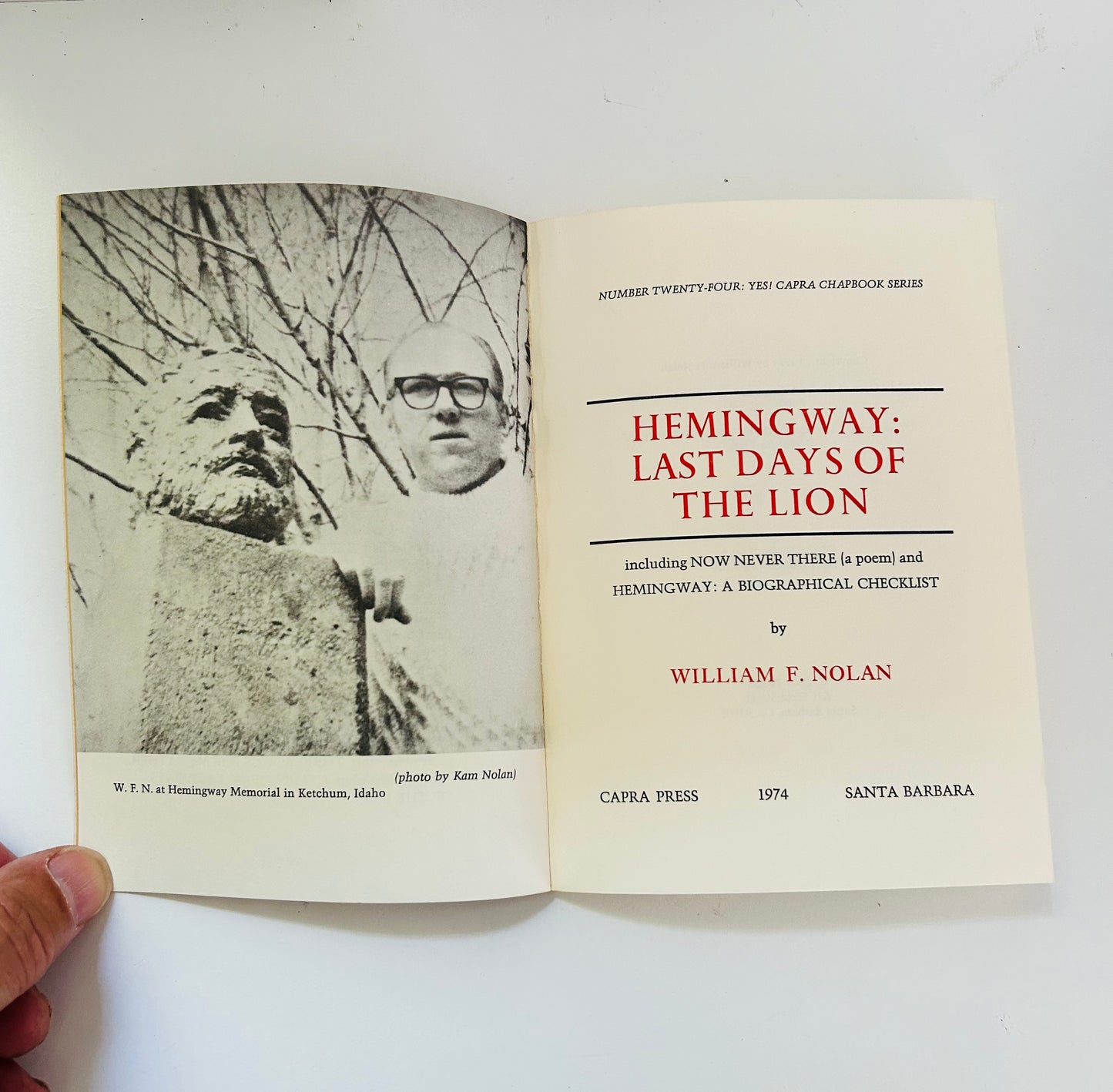 Hemingway Last Days of the Lion