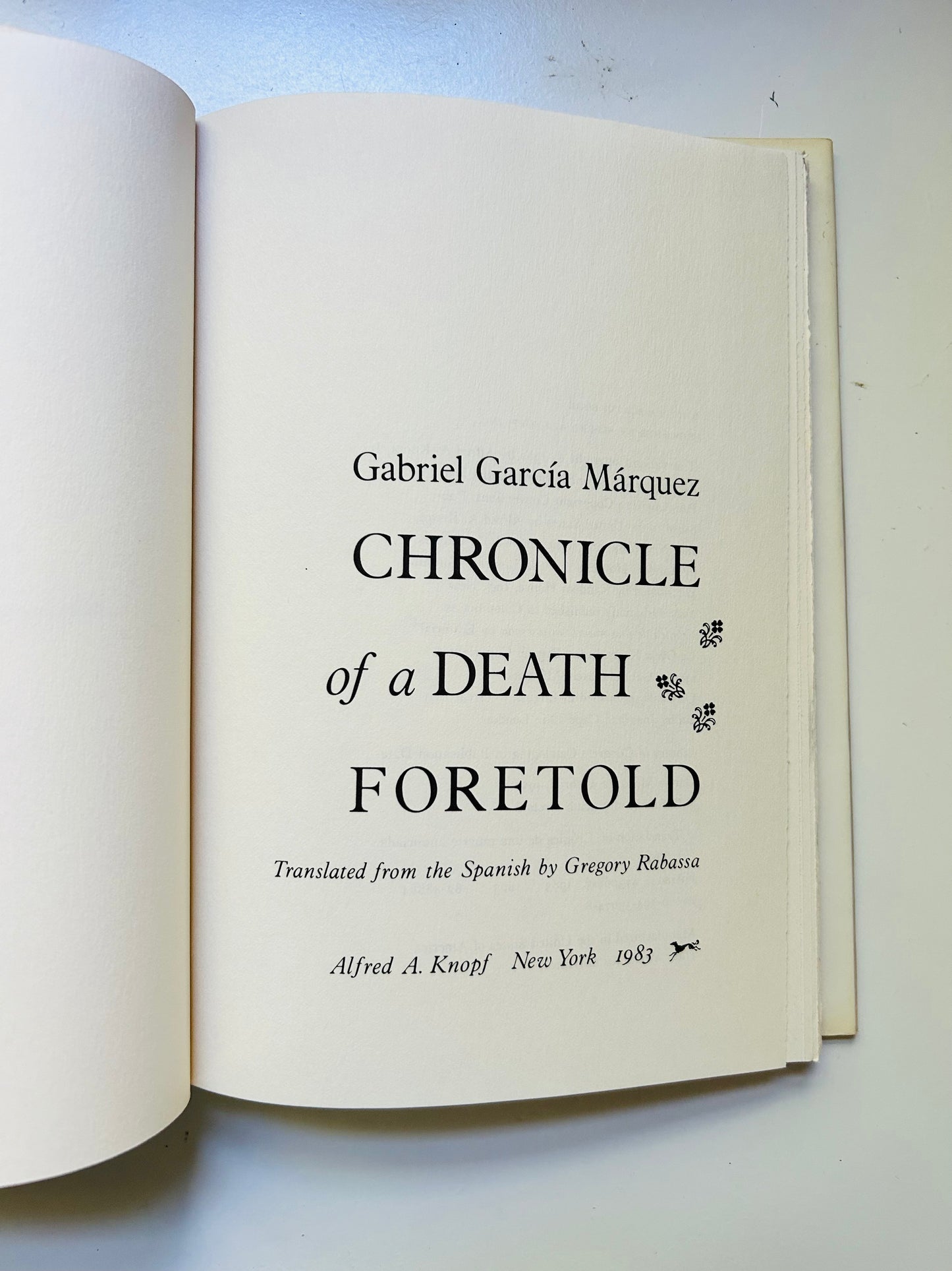 Chronicle of a Death Foretold