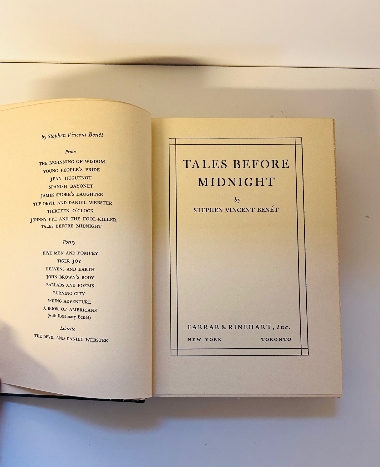 Tales Before Midnight (signed copy)