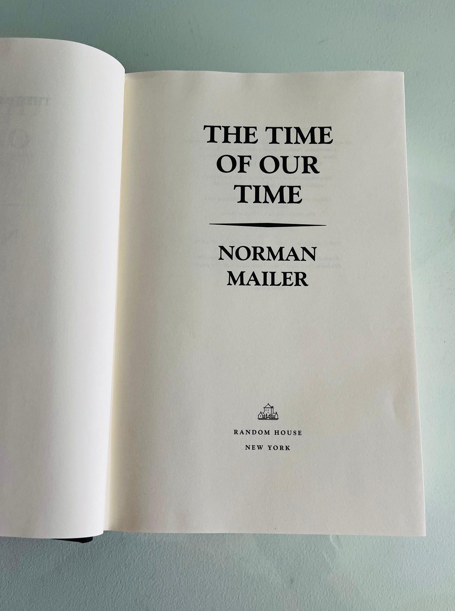 The Time of Our Time (signed copy)