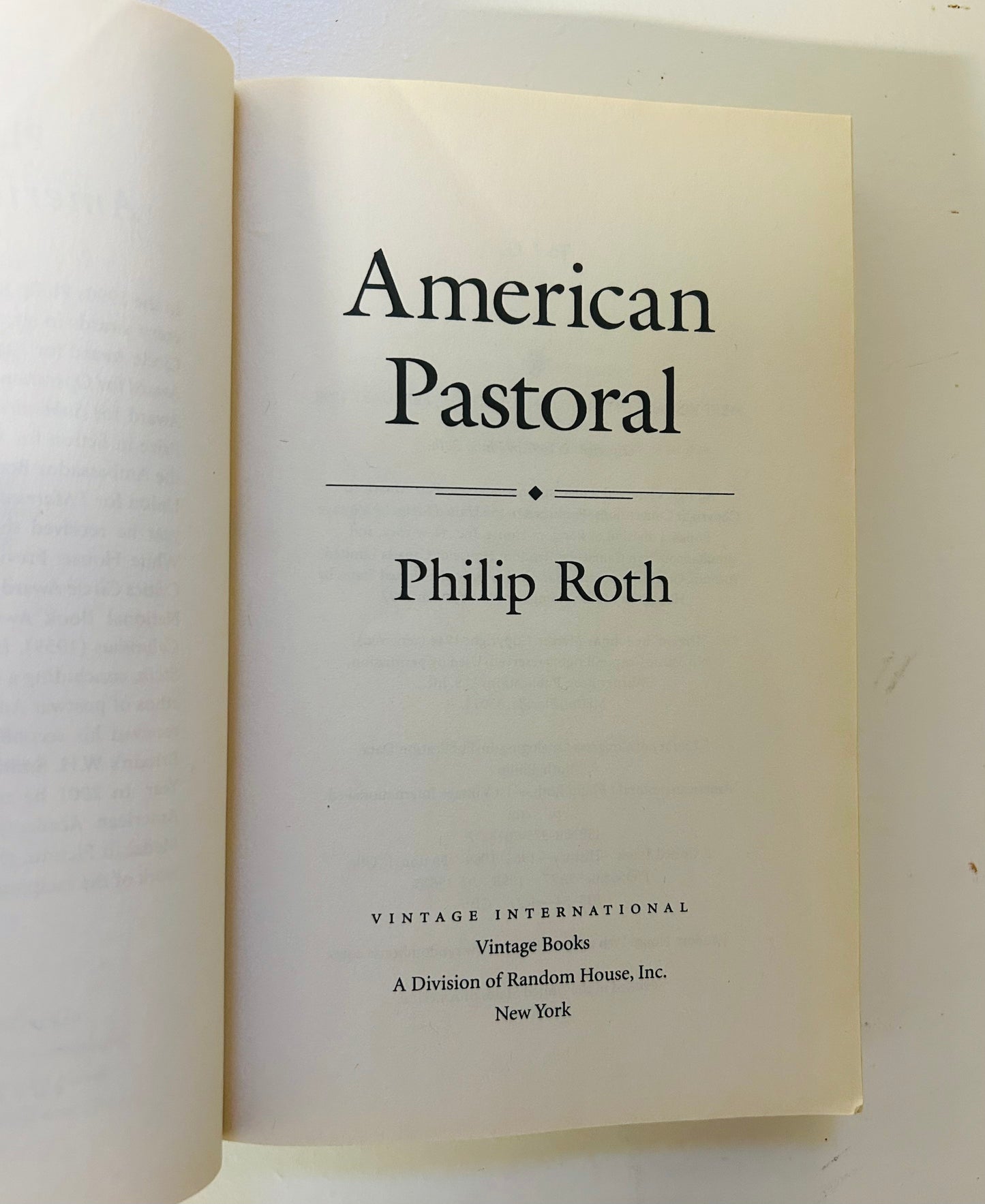 American Pastoral