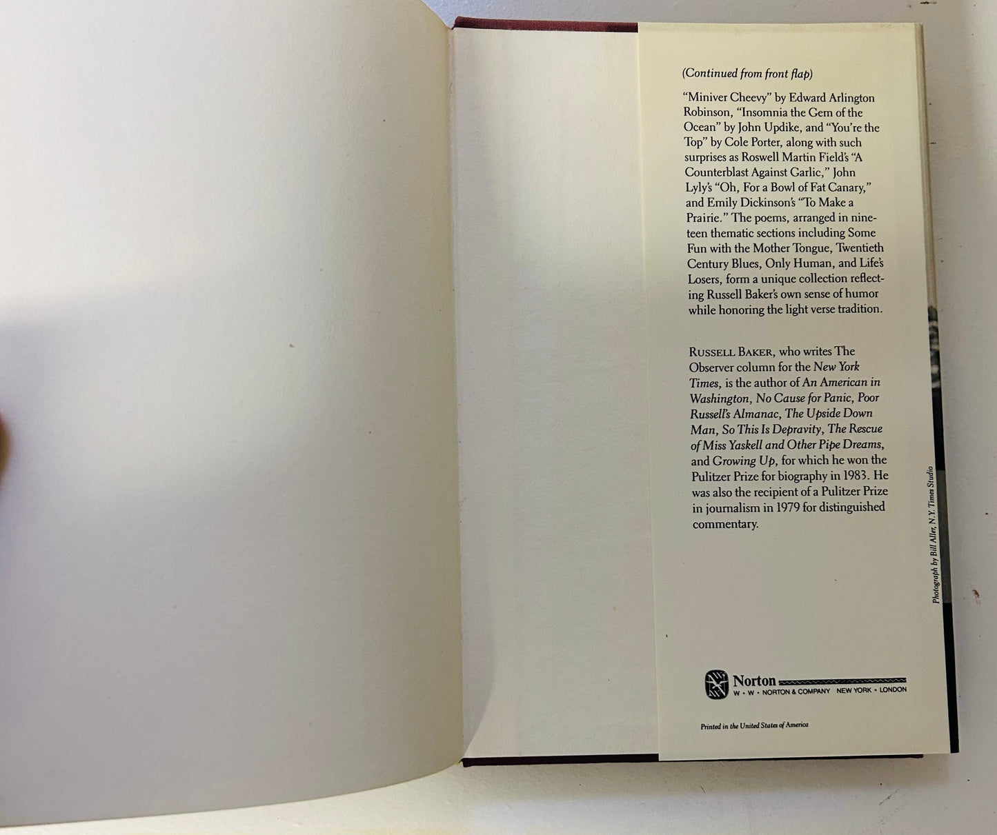 The Norton Book of Light Verse