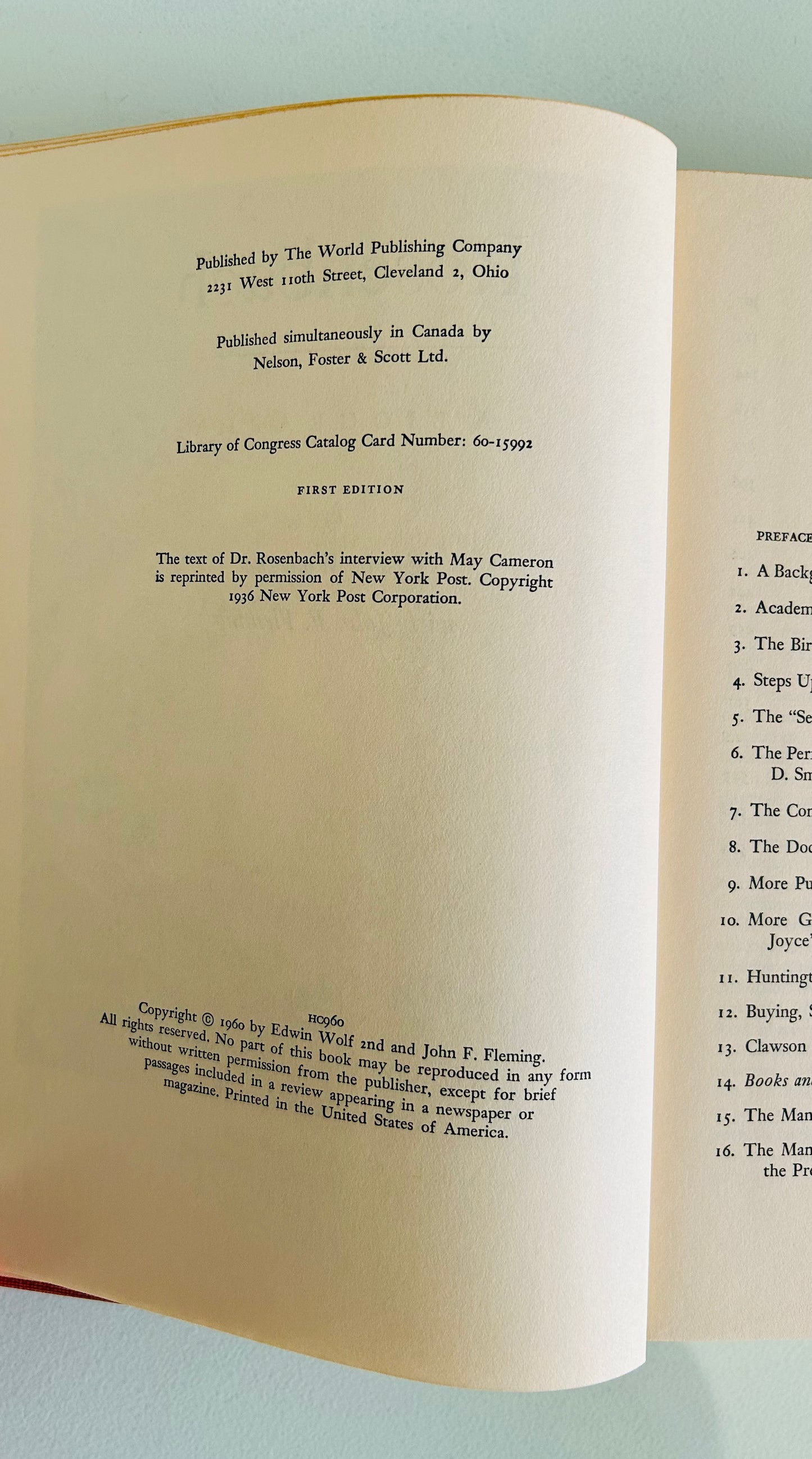 Rosenbach: A Biography