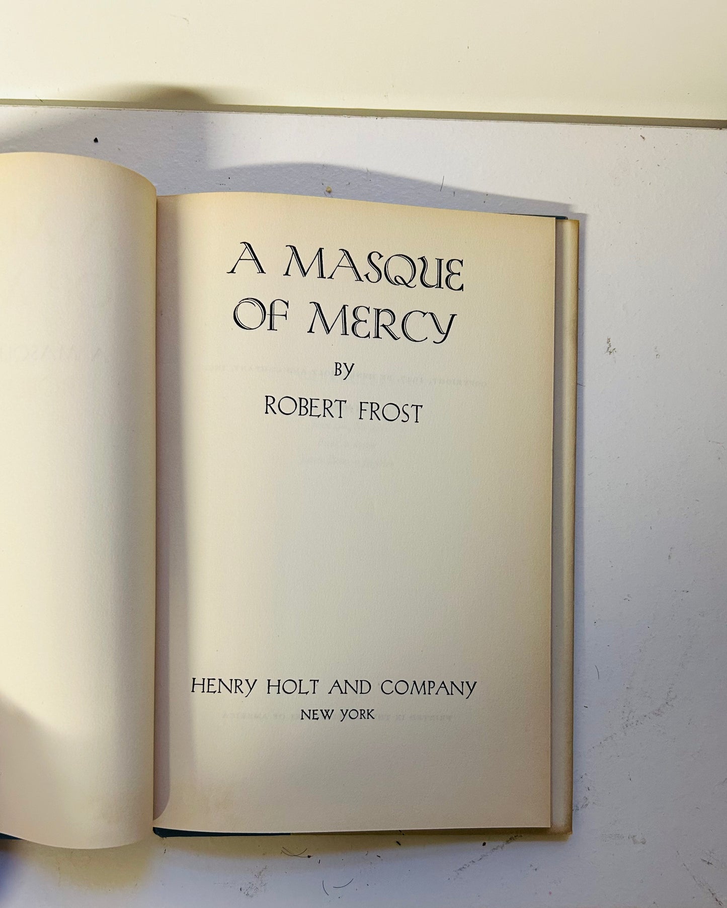 A Masque of Mercy