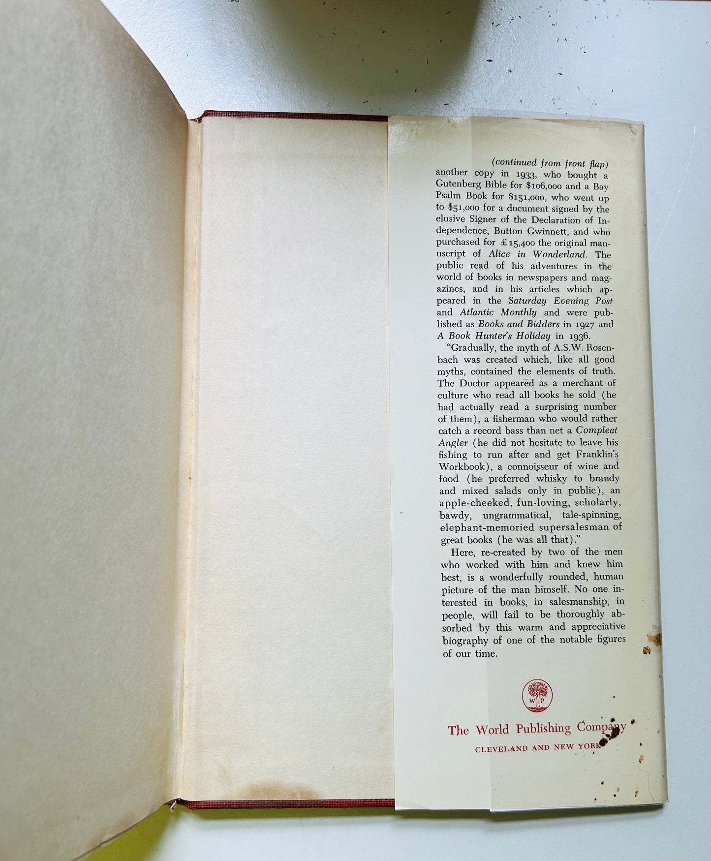 Rosenbach: A Biography