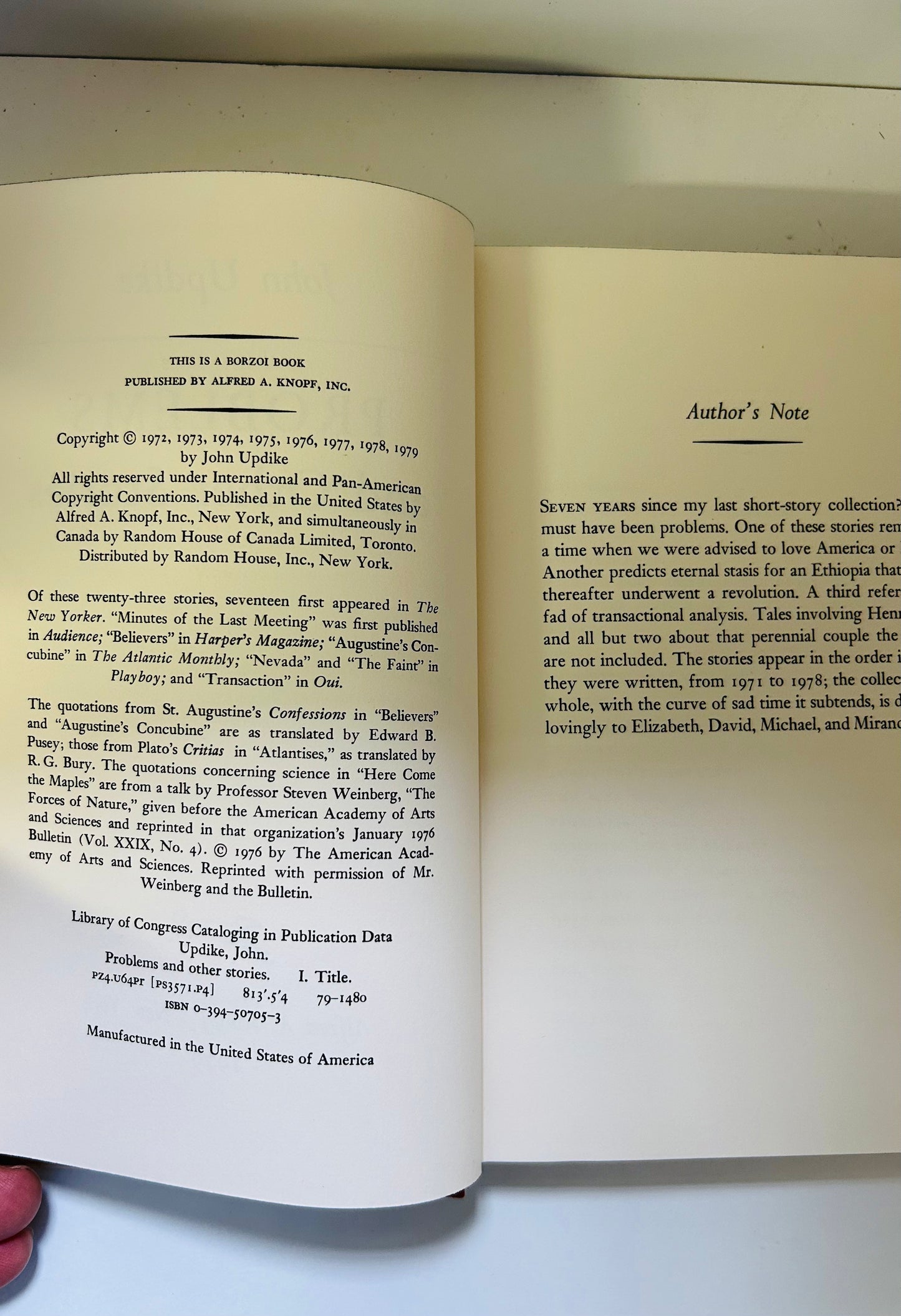 Problems and Other Stories