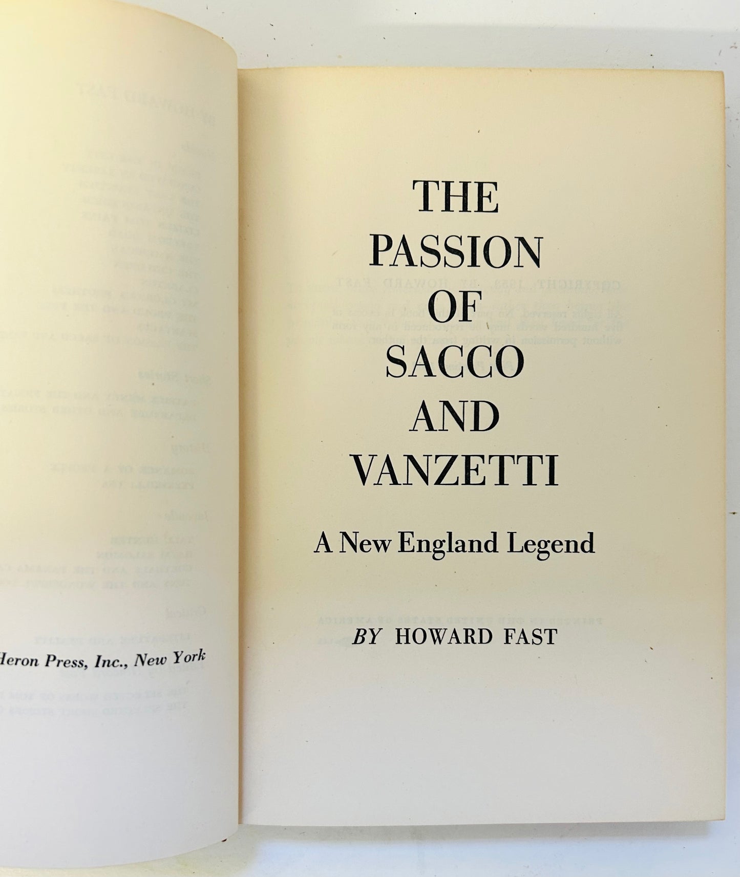 The Passion of Sacco and Vanzetti