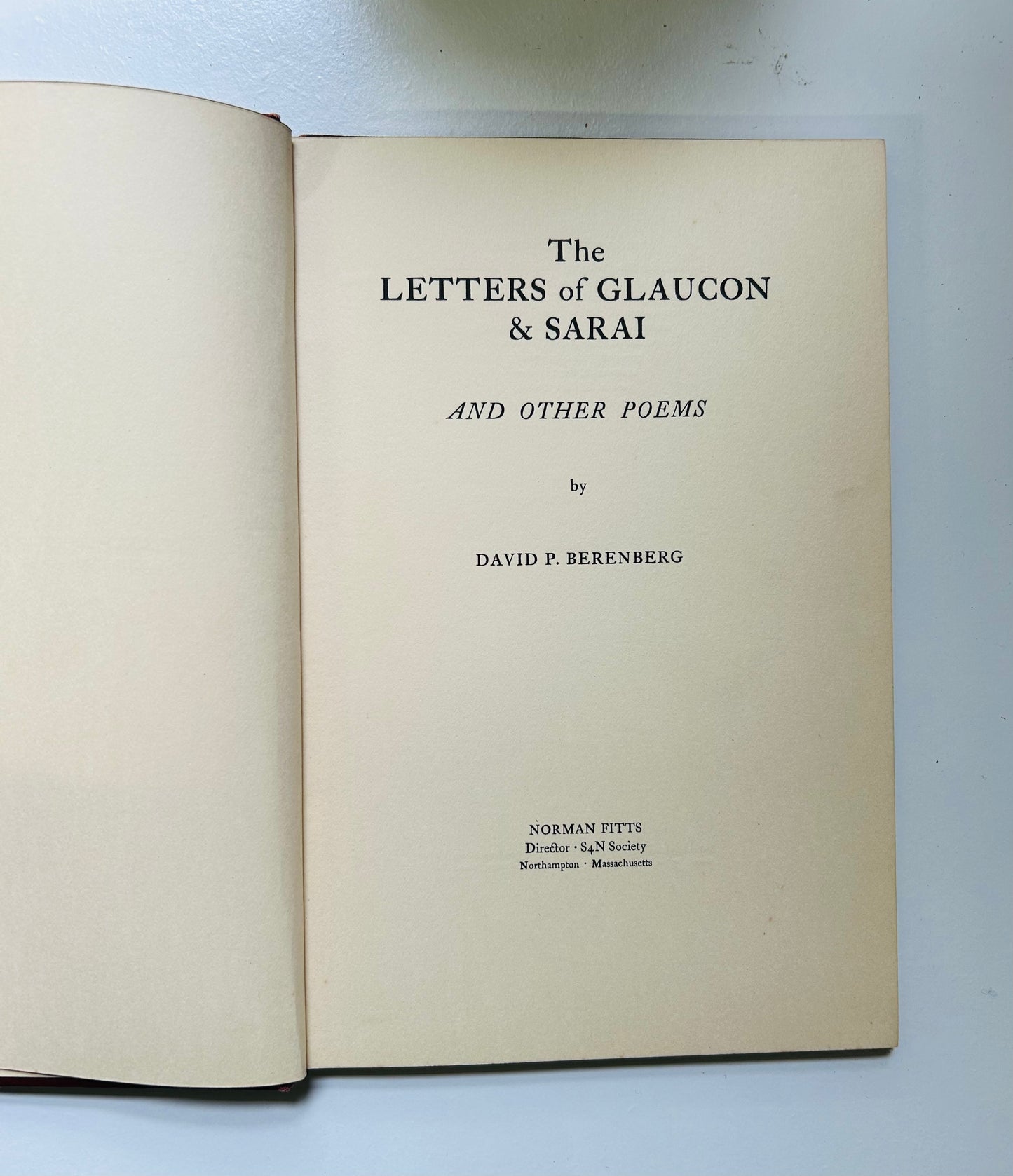 The Letters of Glaucon & Sarai