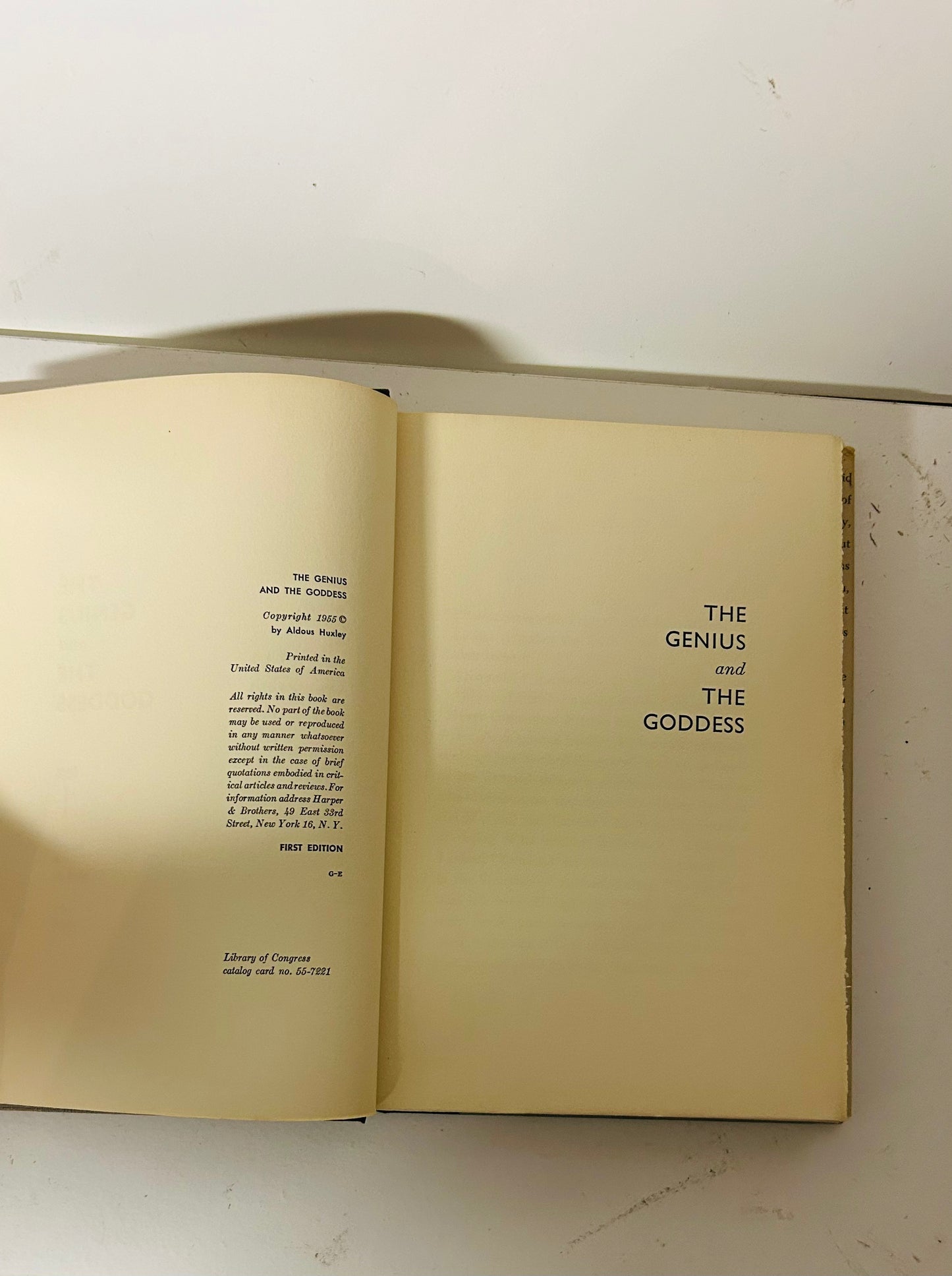 The Genius and the Goddess