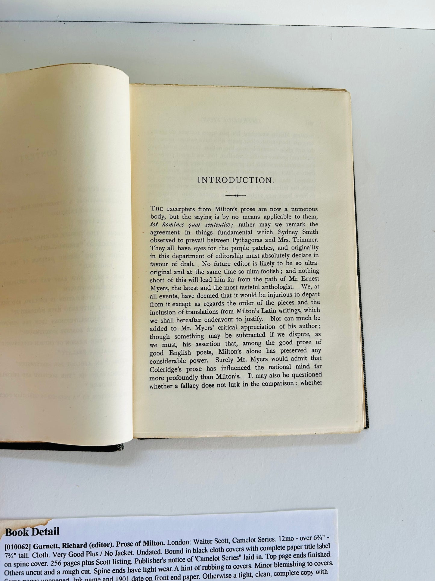 Prose of Milton